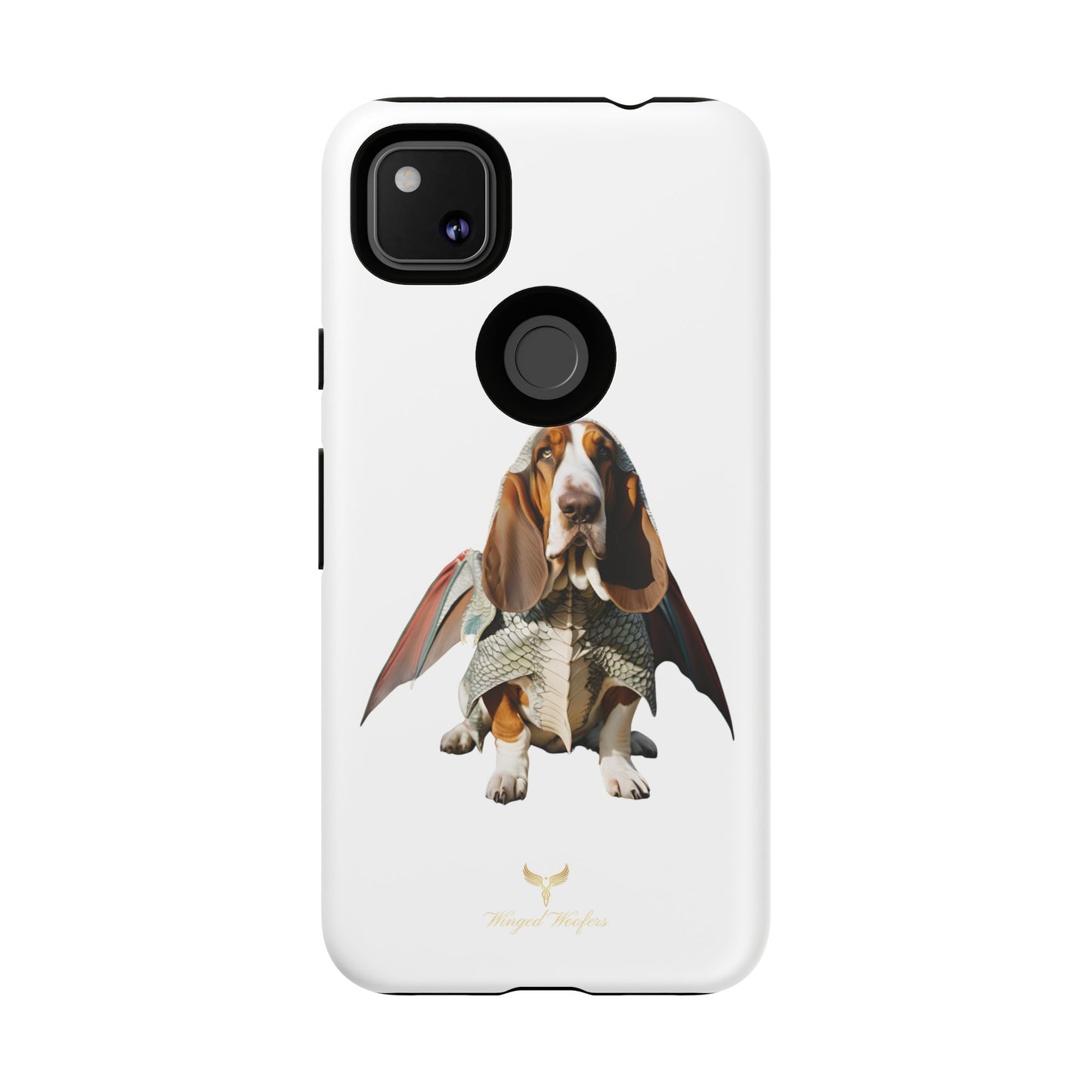 Whimsical Basset Hound Dog Phone Case - Tough Cases for Animal Lovers