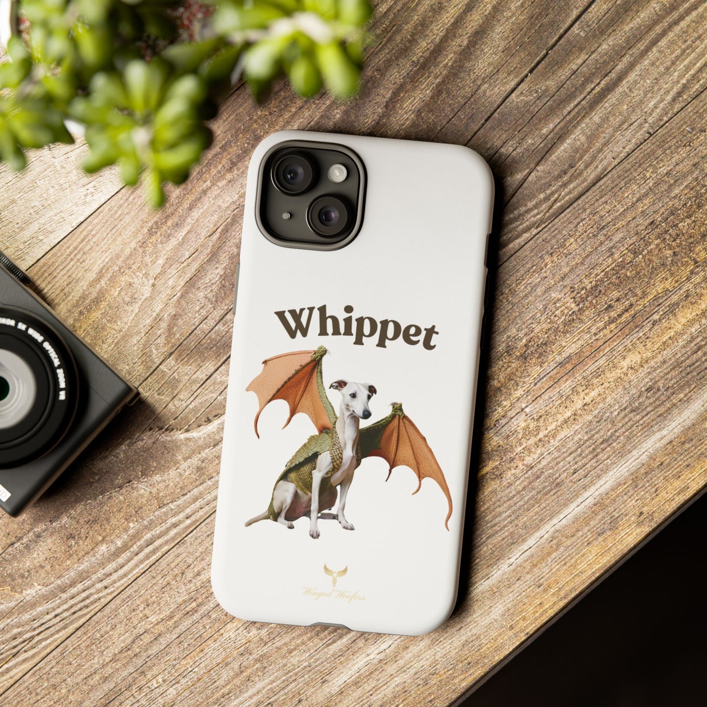 Whippet Dragon Phone Case - Tough & Stylish Pet Accessory