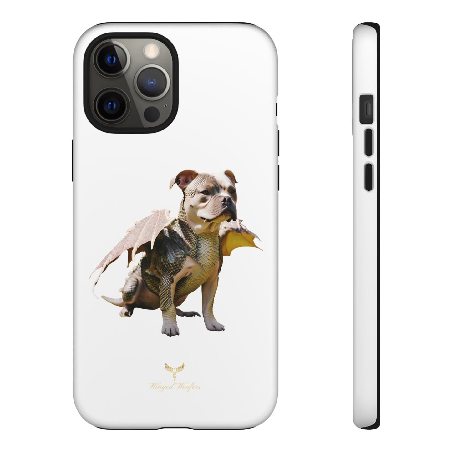 Staffordshire Bulldog Dragon Tough Phone Case - Unique Animal Design for Pet Lovers