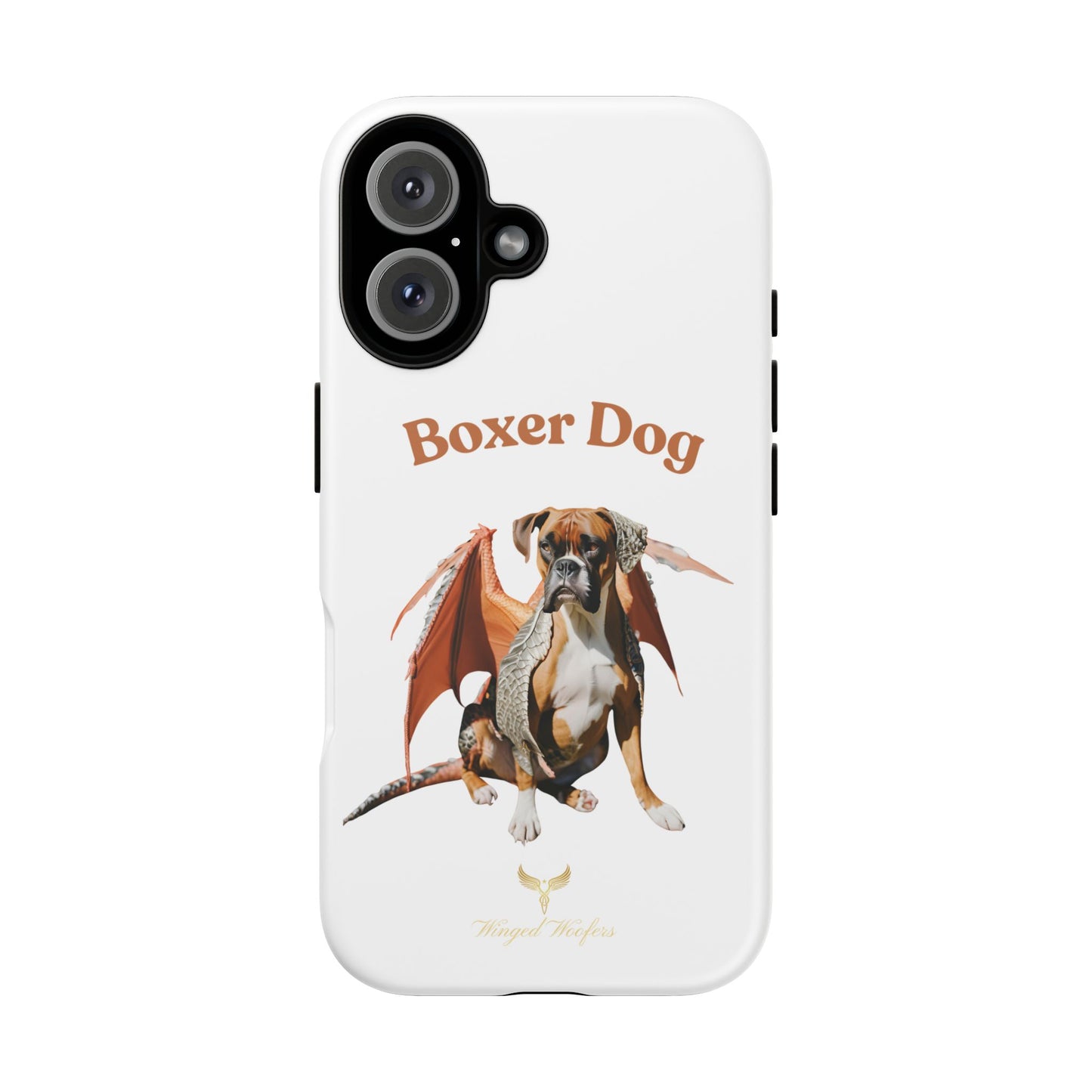 Boxer Dog Dragon Art Phone Case - Tough Cases