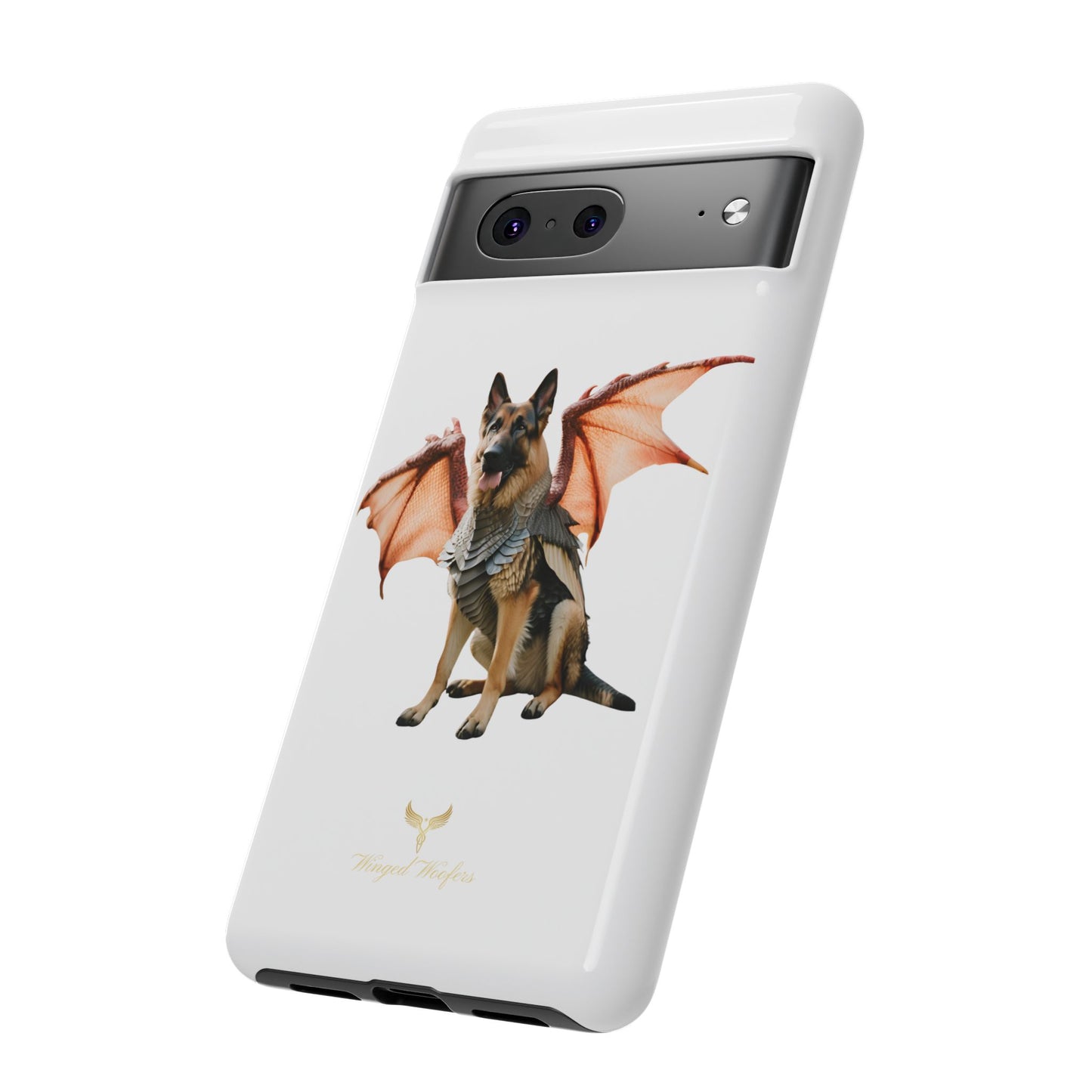 Mythical German Shepherd with Wings Dog iPhone Case | Tough Cases for Pet Lovers