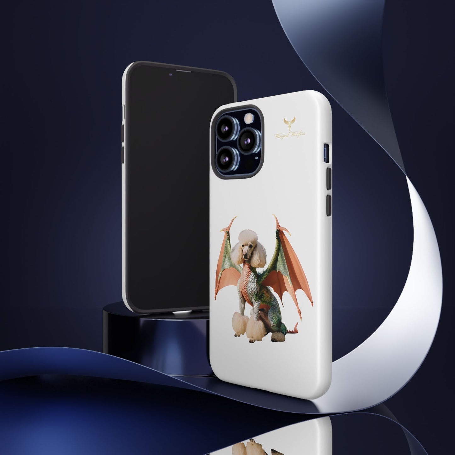 Unique Dragon Poodle Phone Case - Tough Cases for Pet Lovers