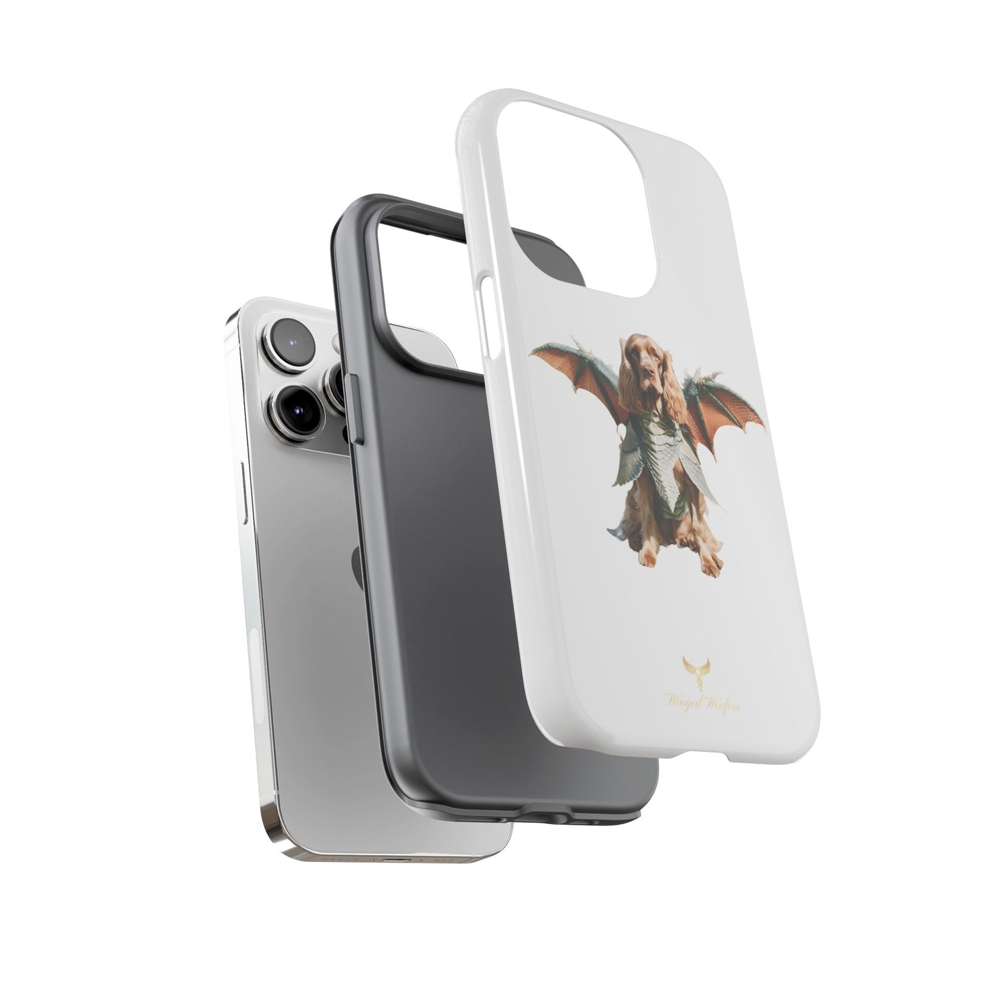 Dragon Wing Cocker Spaniel Dog Phone Case - Tough Cases for Pet Lovers