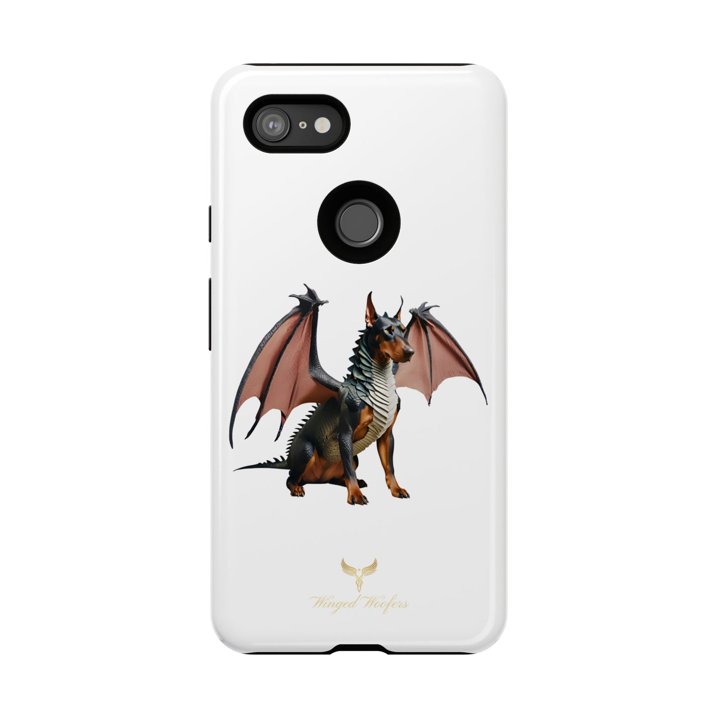 Mythical Doberman Pinscher Dragon Phone Case - Tough & Stylish Protection