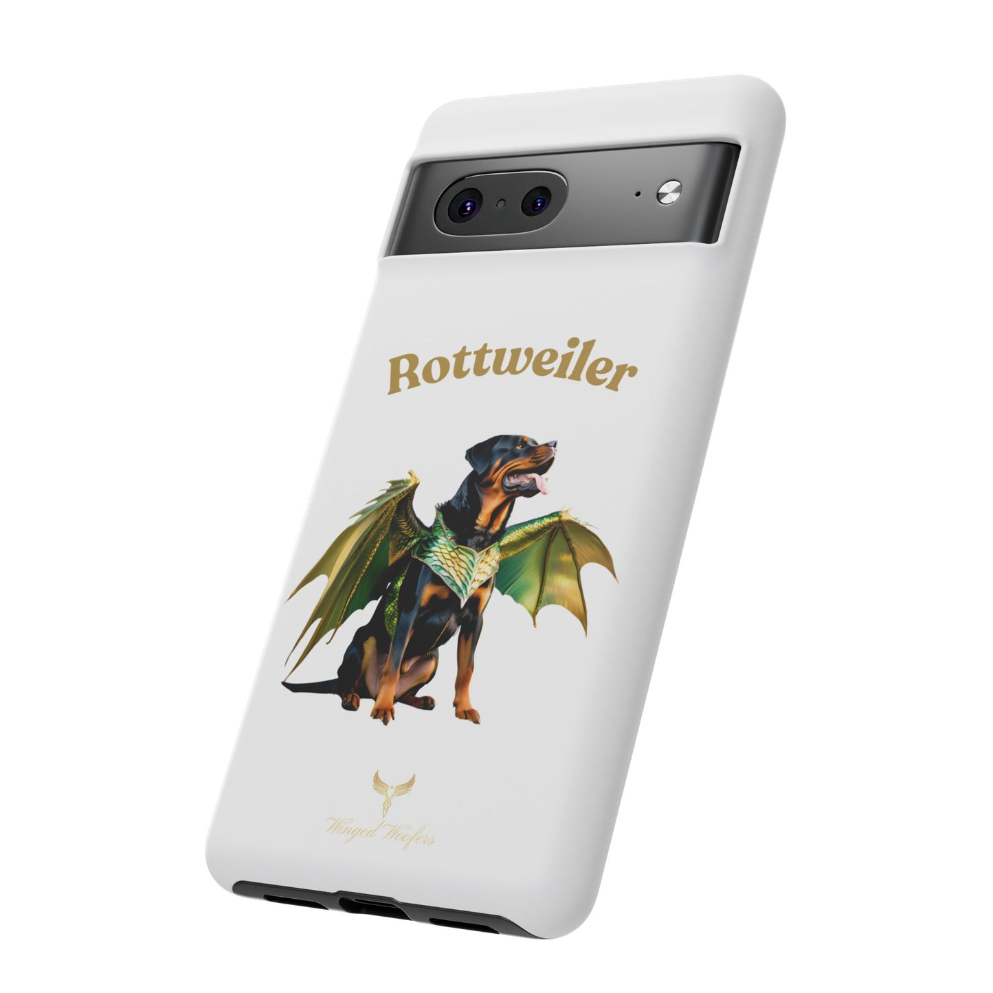 Rottweiler Dragon Wings Phone Case - Tough Cases for Dog Lovers