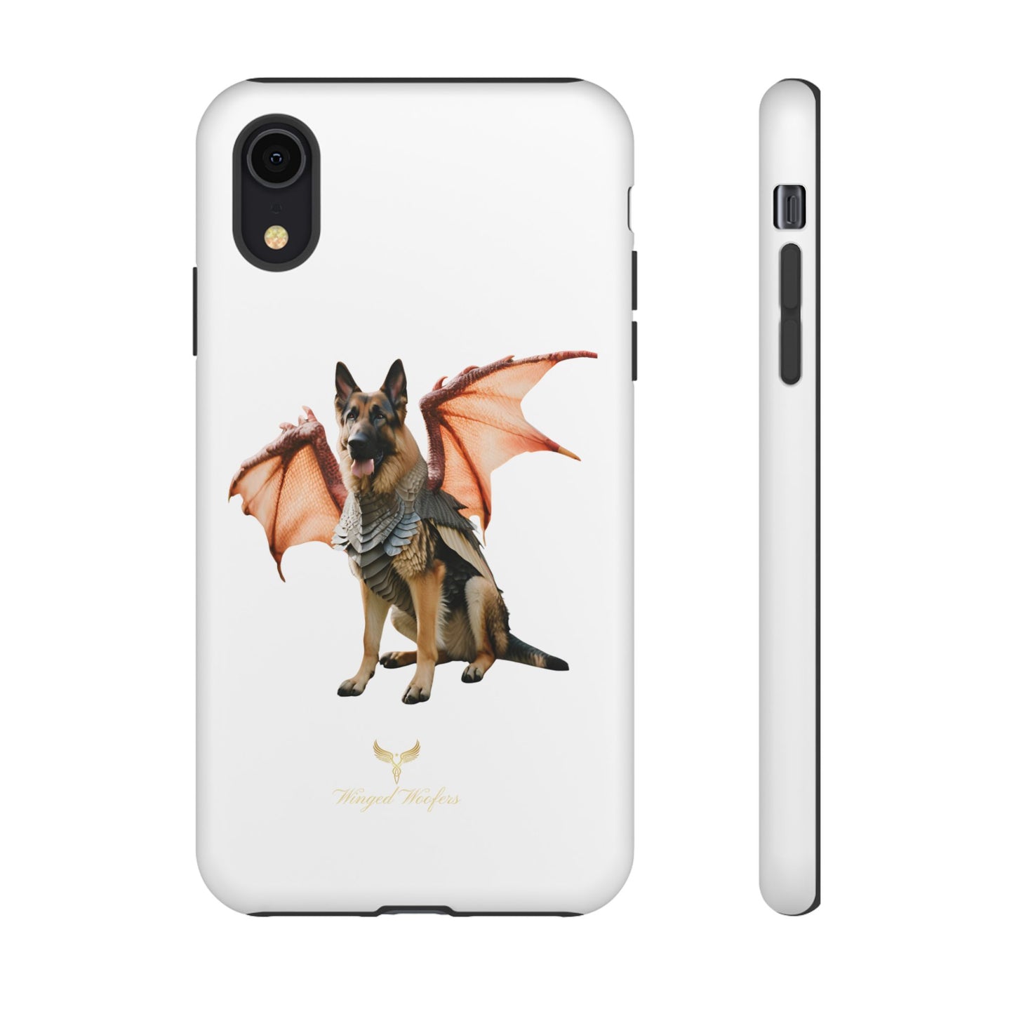 Mythical German Shepherd with Wings Dog iPhone Case | Tough Cases for Pet Lovers