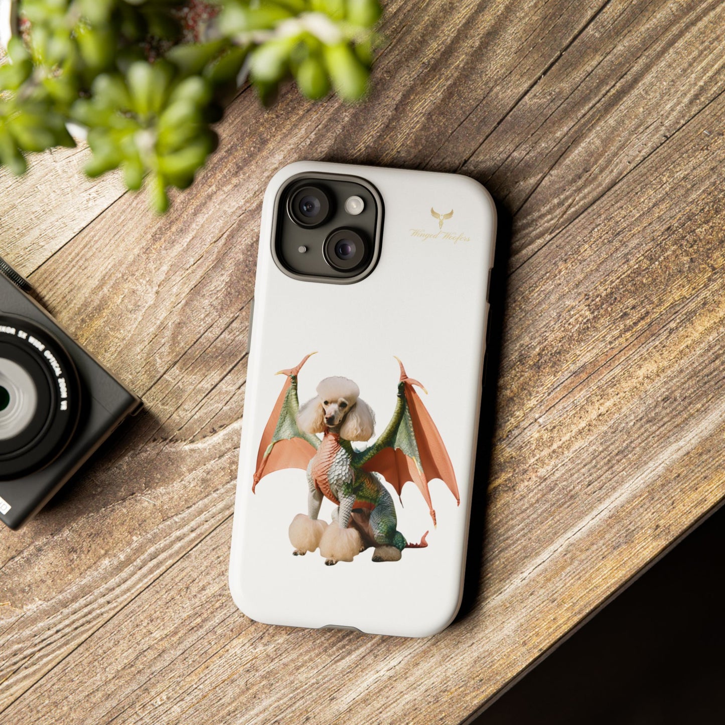 Unique Dragon Poodle Phone Case - Tough Cases for Pet Lovers