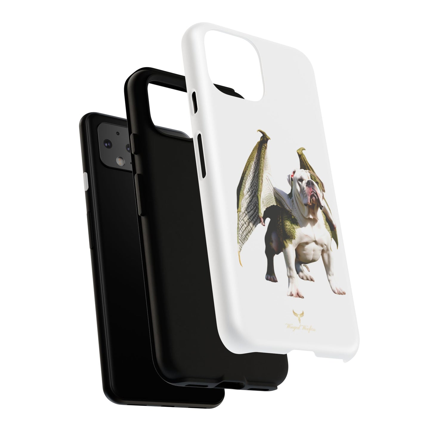 English Bulldog Dragon Phone Case - Tough & Unique Design