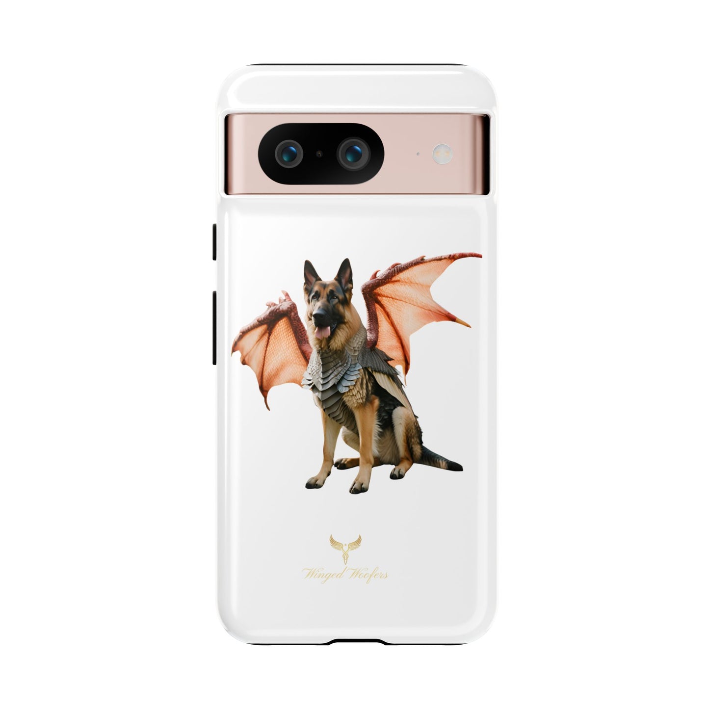 Mythical German Shepherd with Wings Dog iPhone Case | Tough Cases for Pet Lovers