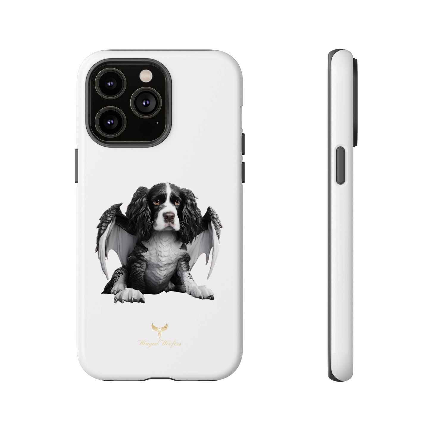 Springer Spaniel Puppy Dragon Winged Dog Phone Case - Tough Cases for Pet Lovers