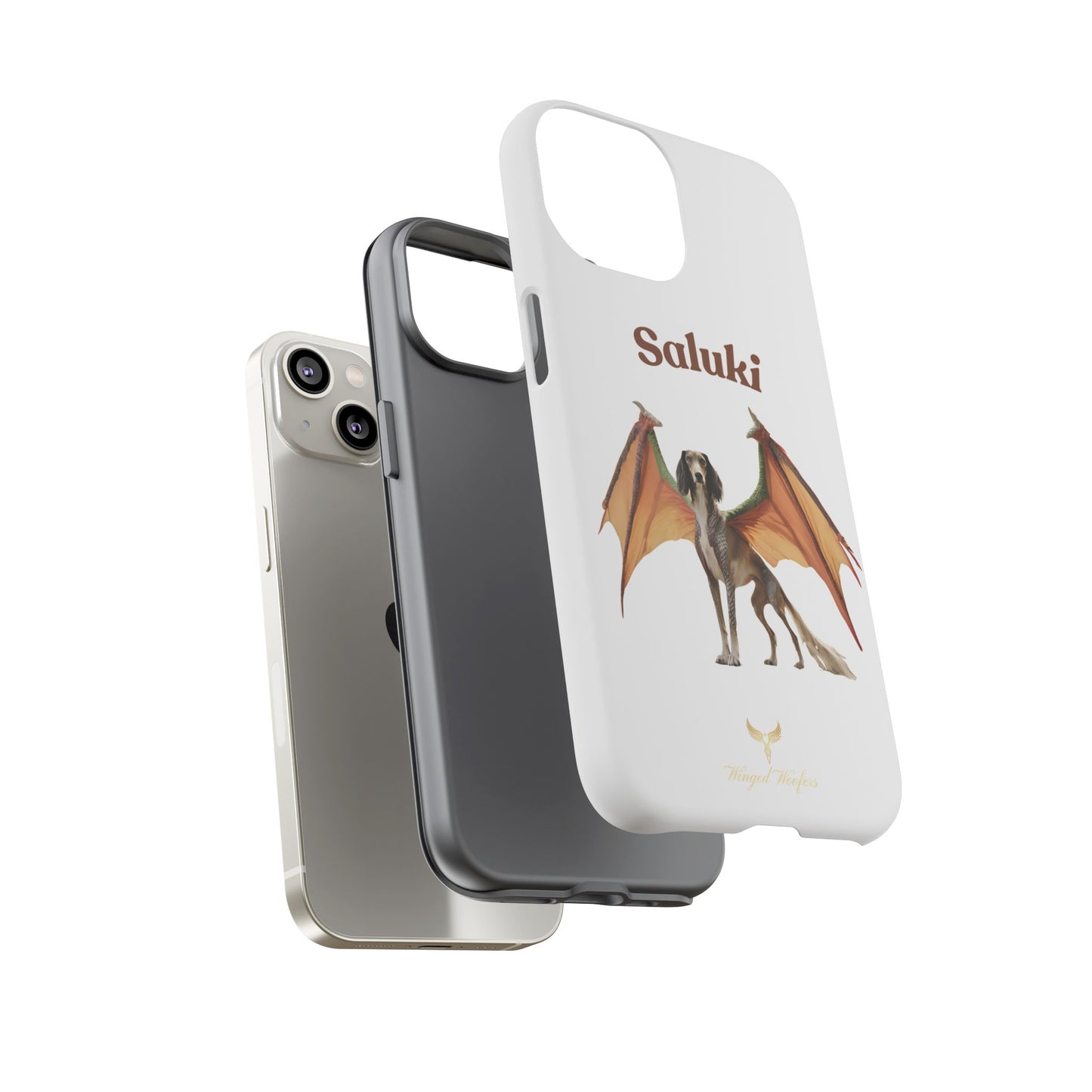 Saluki Dog Dragon Case - Tough Phone Case for Pet Lovers