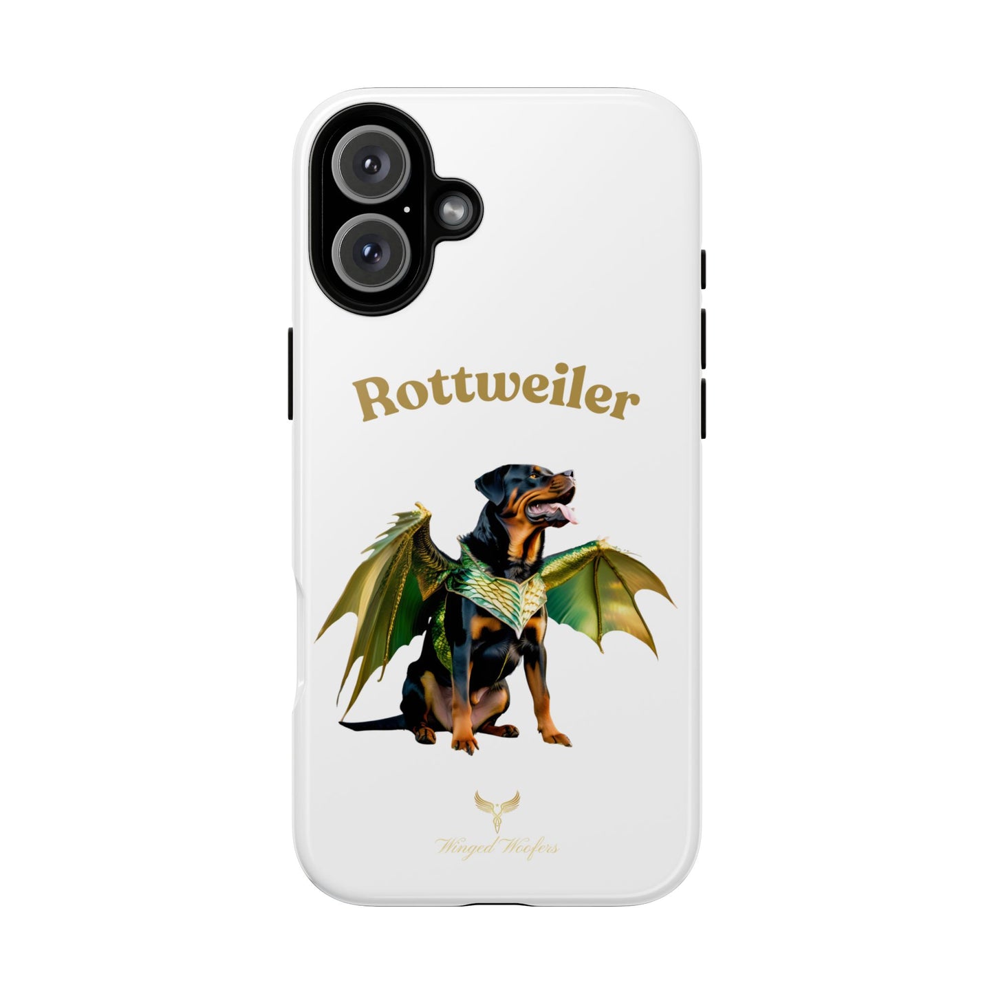 Rottweiler Dragon Wings Phone Case - Tough Cases for Dog Lovers