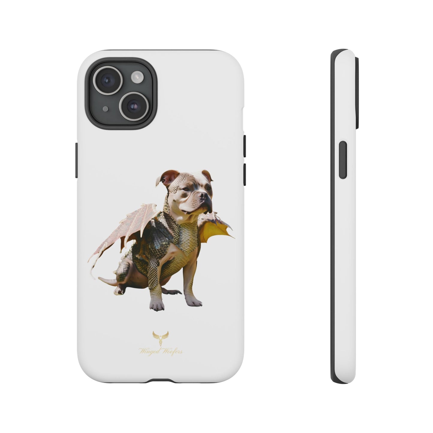 Staffordshire Bulldog Dragon Tough Phone Case - Unique Animal Design for Pet Lovers