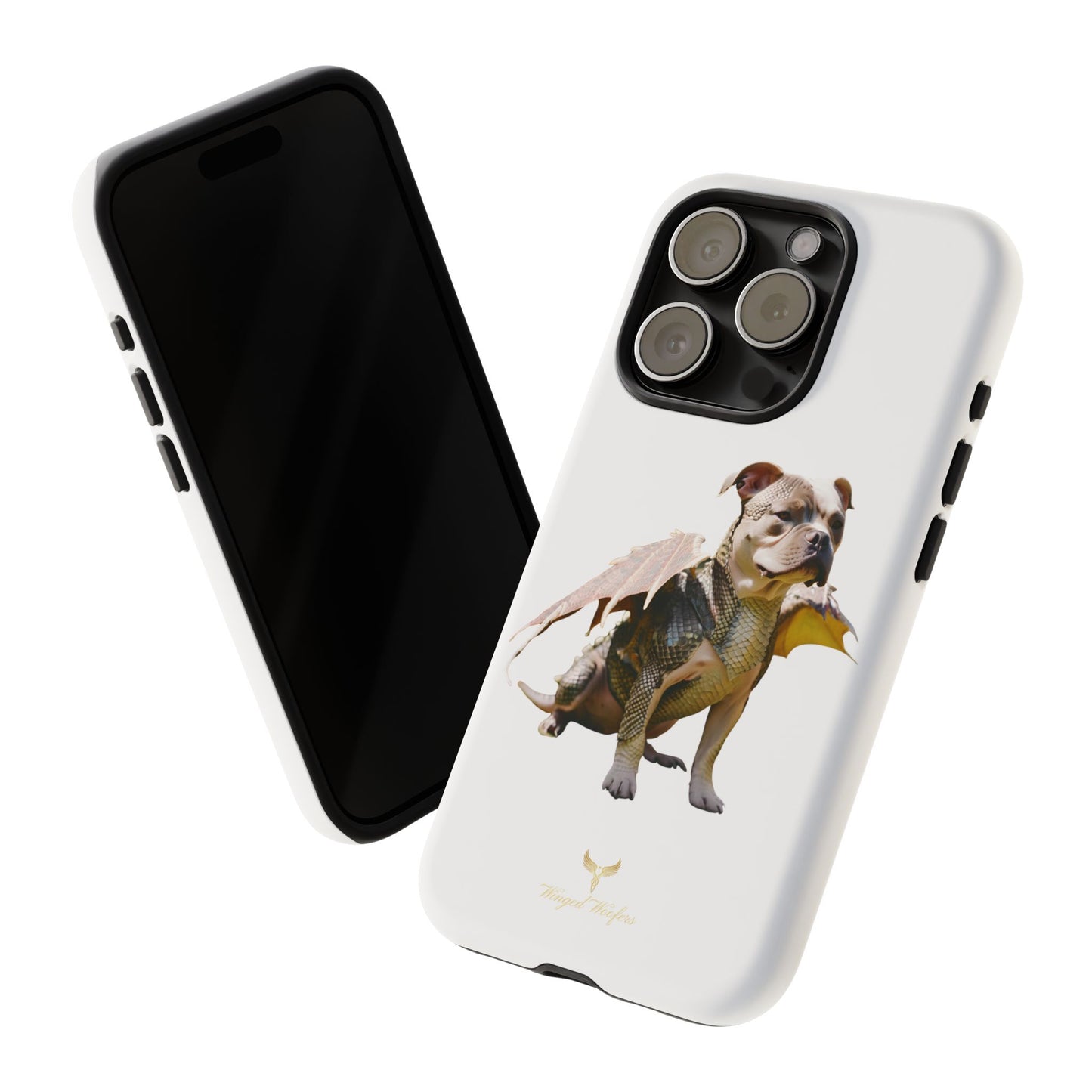 Staffordshire Bulldog Dragon Tough Phone Case - Unique Animal Design for Pet Lovers