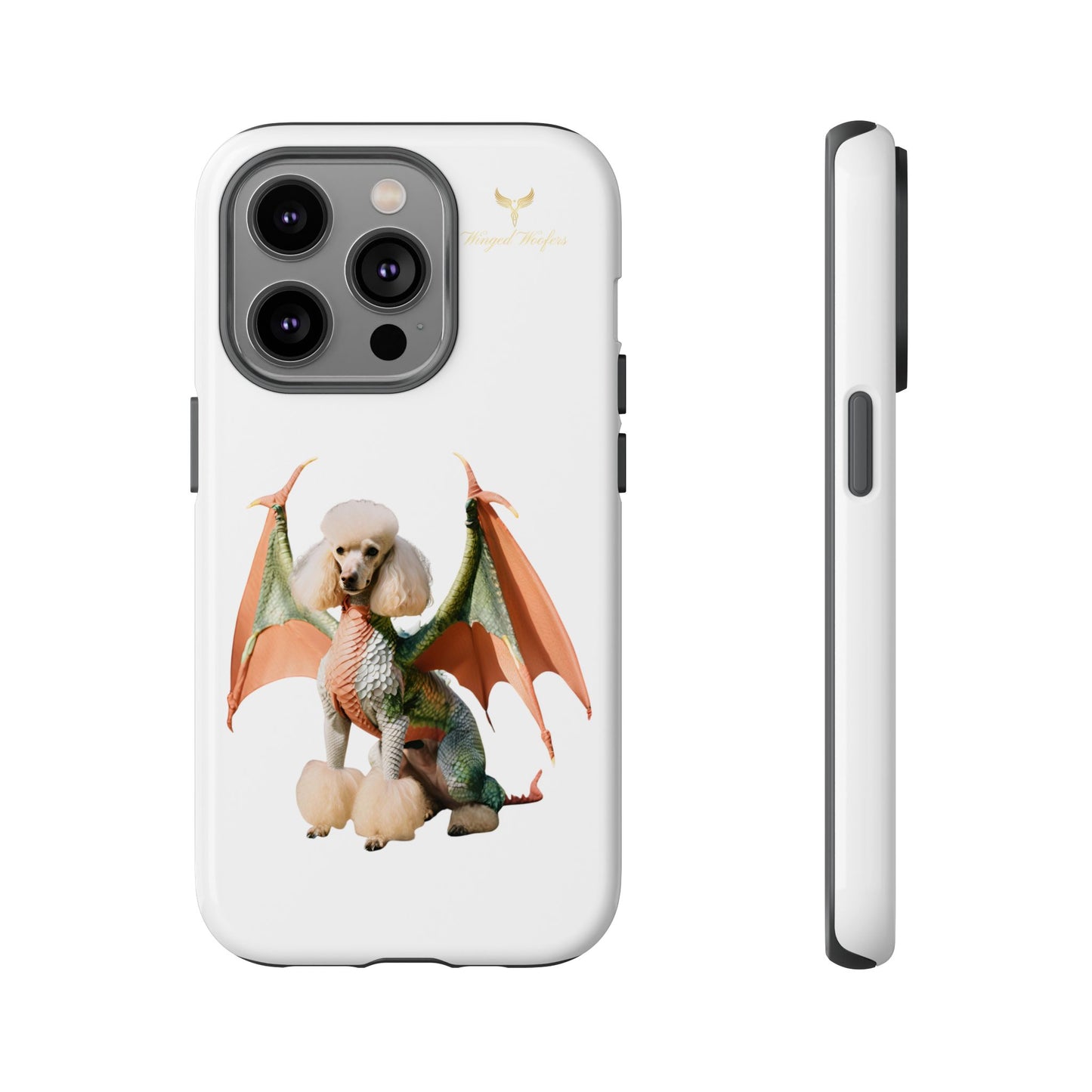 Unique Dragon Poodle Phone Case - Tough Cases for Pet Lovers