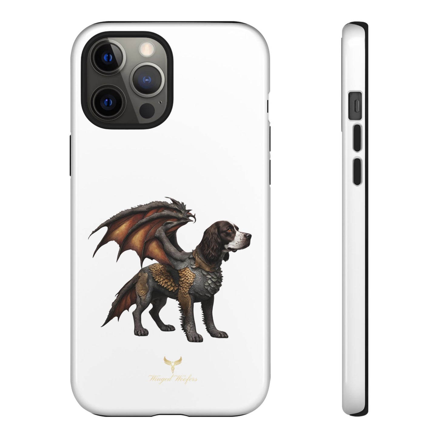 Fantasy Springer Spaniel as a Dragon Phone Case - Tough Cases for Pet Lovers