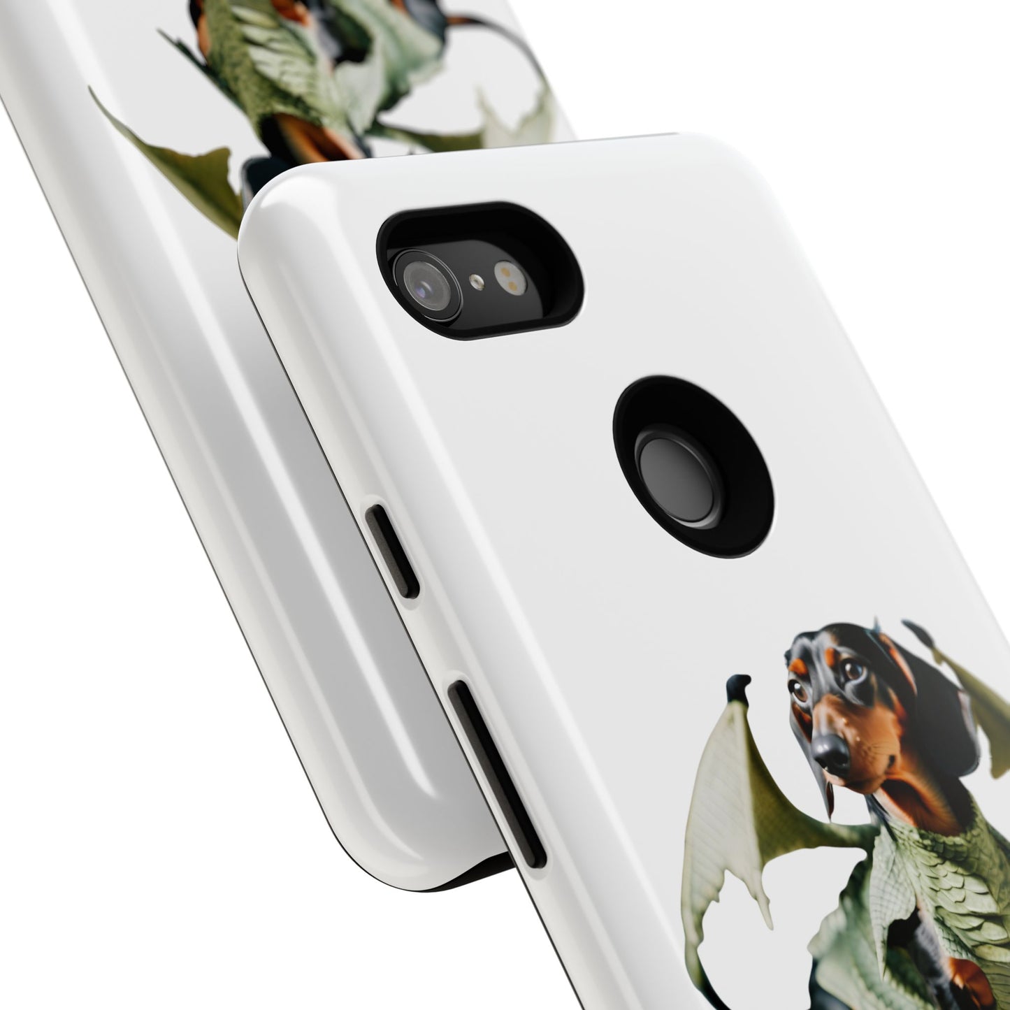 Whimsical Dragon Dog Phone Case - Tough Cases for Pet Lovers