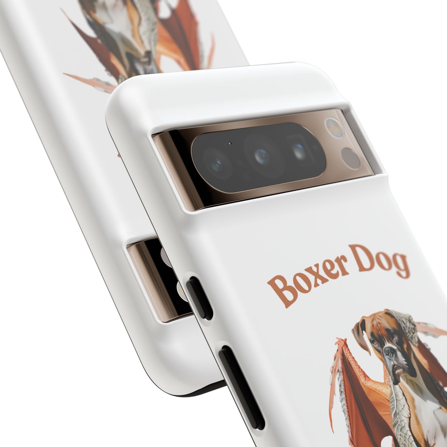 Boxer Dog Dragon Art Phone Case - Tough Cases