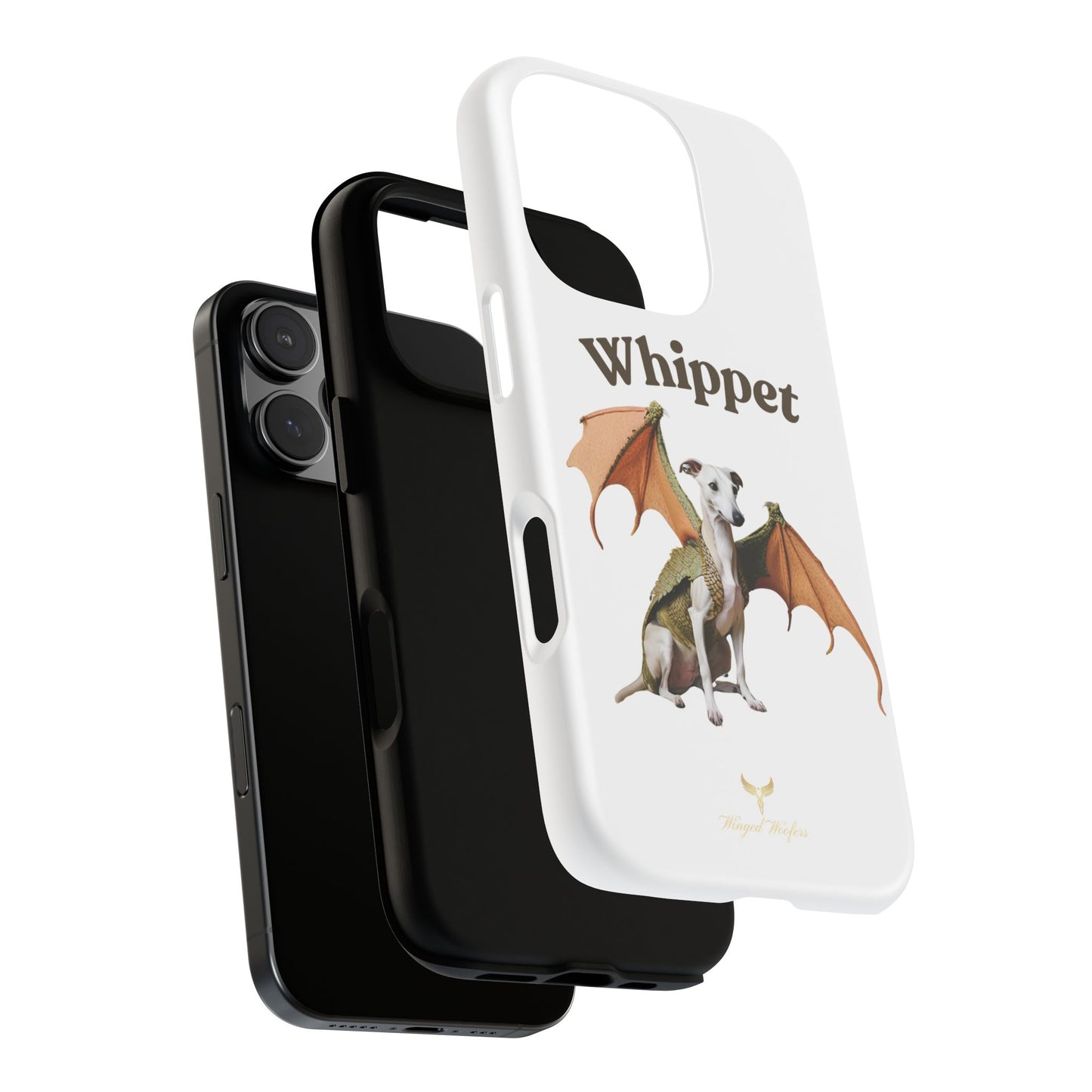 Whippet Dragon Phone Case - Tough & Stylish Pet Accessory