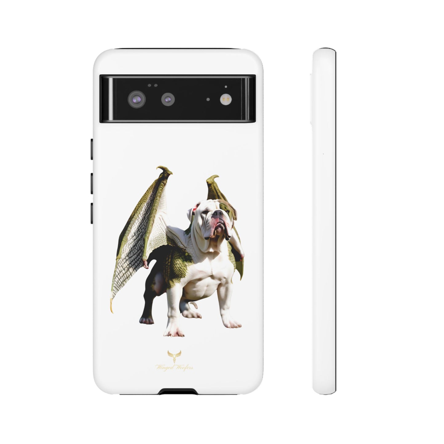 English Bulldog Dragon Phone Case - Tough & Unique Design