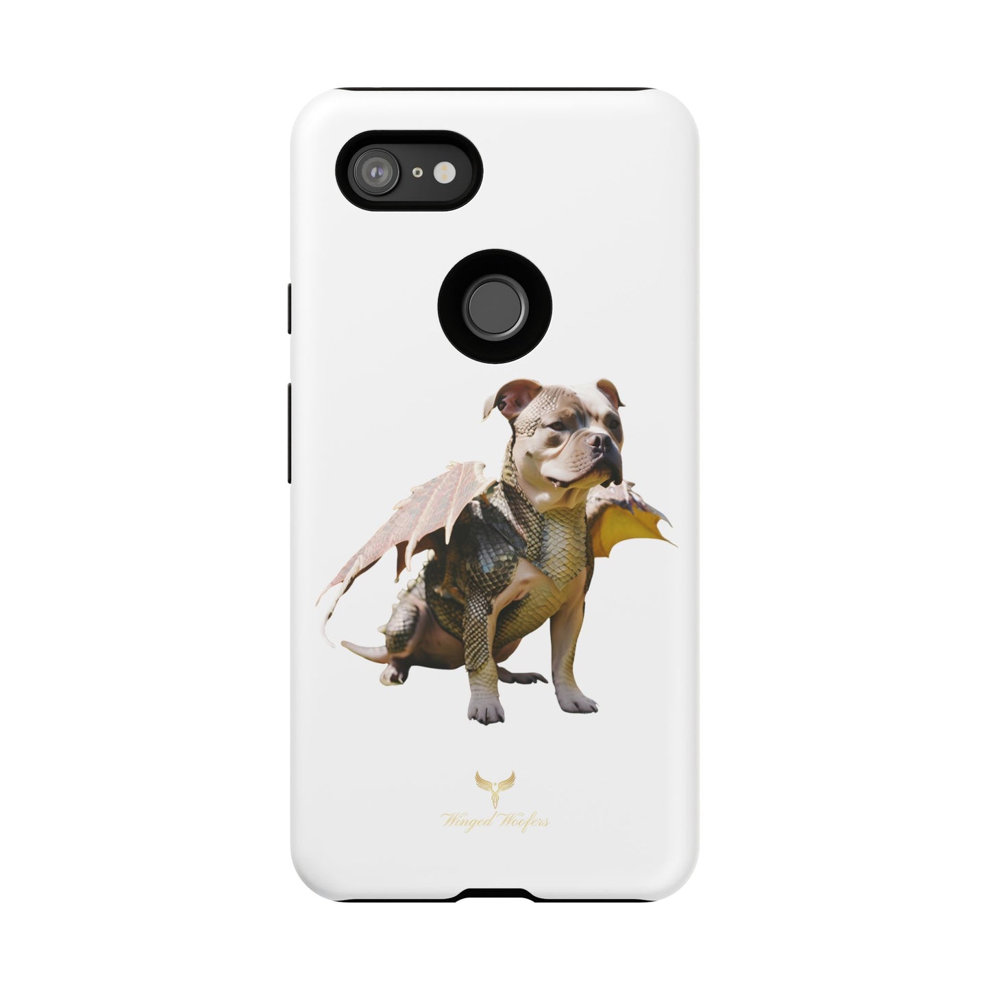 Staffordshire Bulldog Dragon Tough Phone Case - Unique Animal Design for Pet Lovers