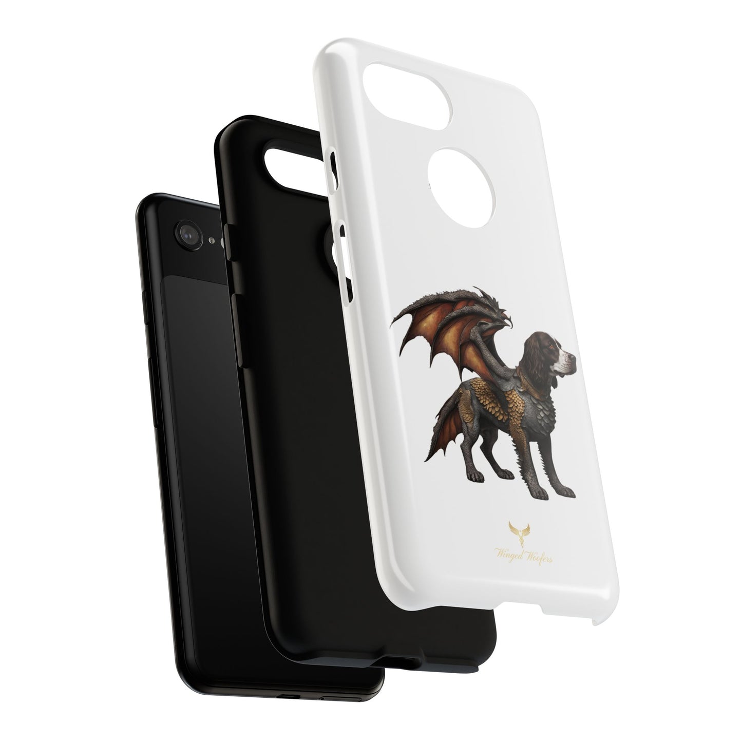 Fantasy Springer Spaniel as a Dragon Phone Case - Tough Cases for Pet Lovers