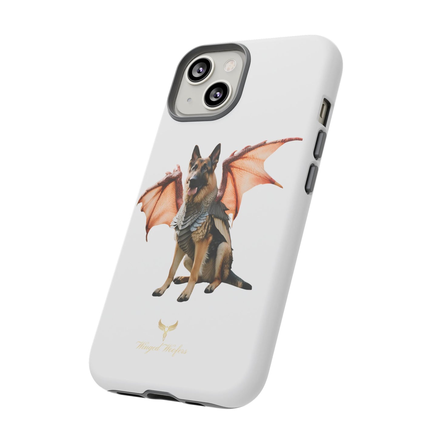 Mythical German Shepherd with Wings Dog iPhone Case | Tough Cases for Pet Lovers