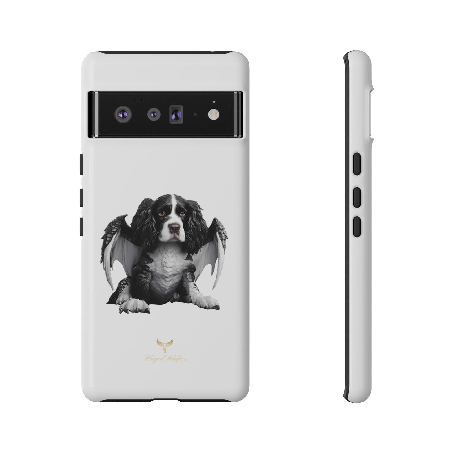 Springer Spaniel Puppy Dragon Winged Dog Phone Case - Tough Cases for Pet Lovers