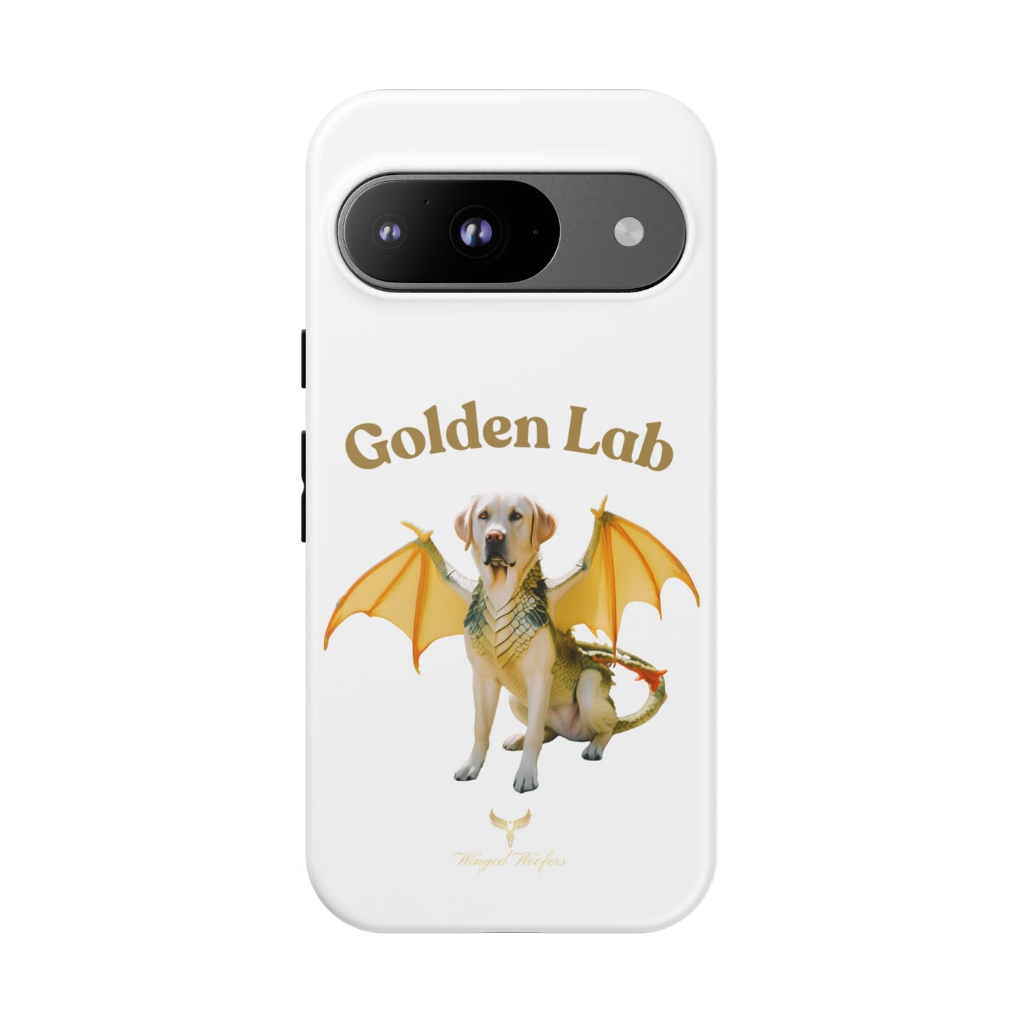 Golden Lab Dragon Phone Case - Tough Protection with a Fun Twist