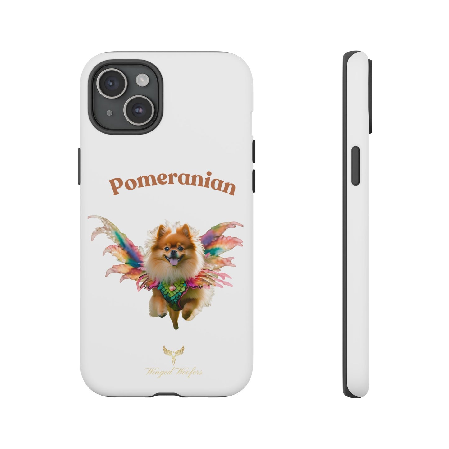 Pomeranian Winged Dog Phone Case – Cute Dog Lover Accessory