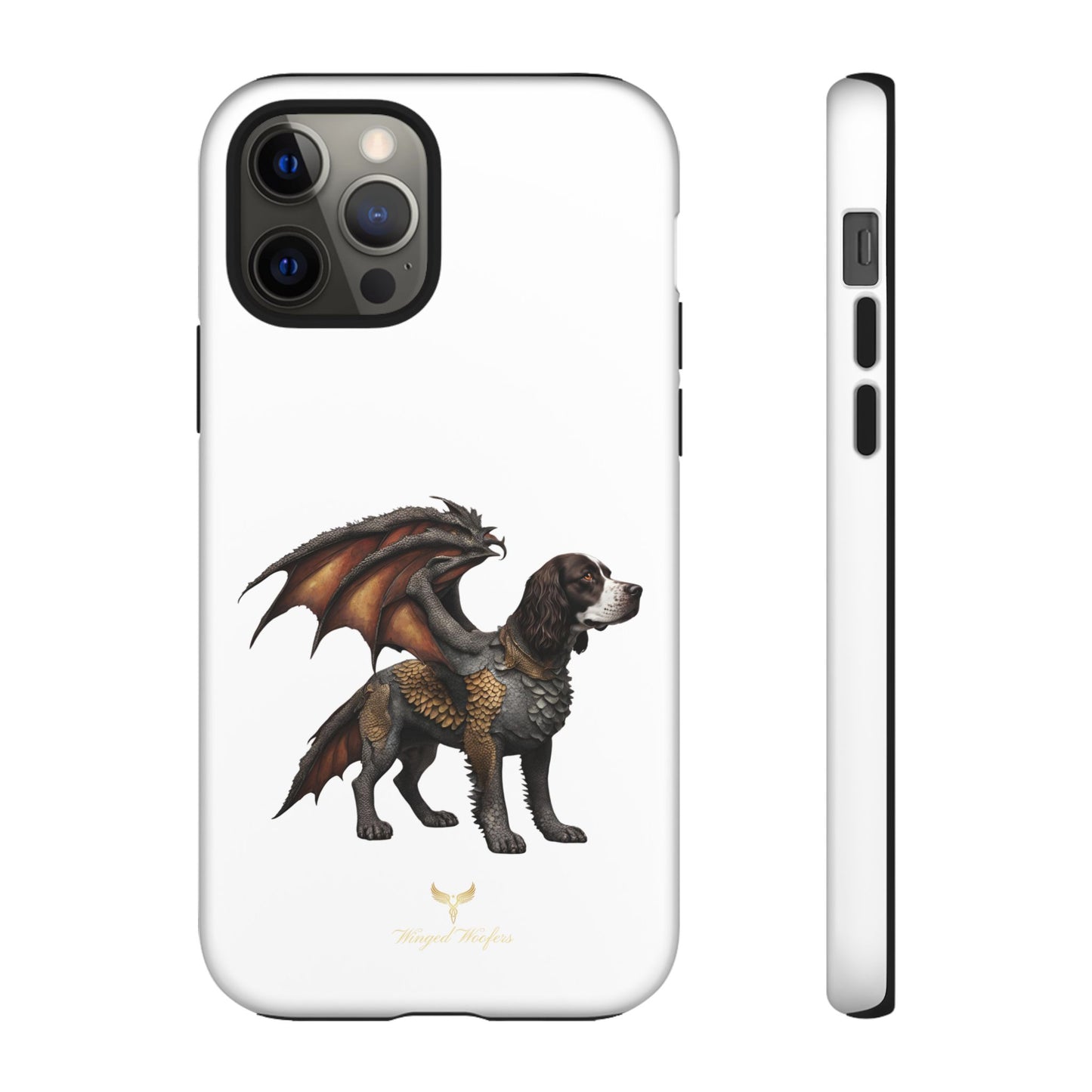 Fantasy Springer Spaniel as a Dragon Phone Case - Tough Cases for Pet Lovers