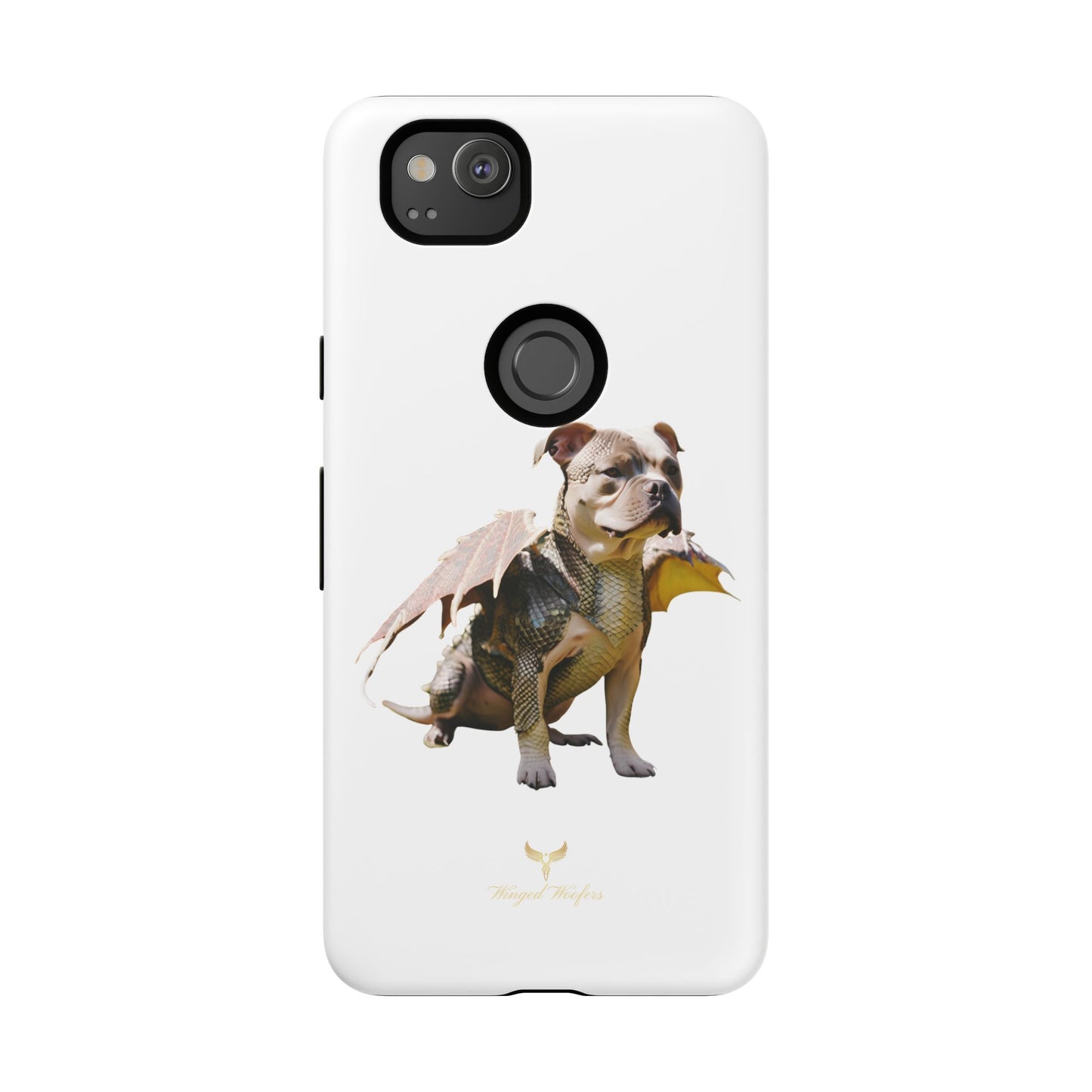 Staffordshire Bulldog Dragon Tough Phone Case - Unique Animal Design for Pet Lovers