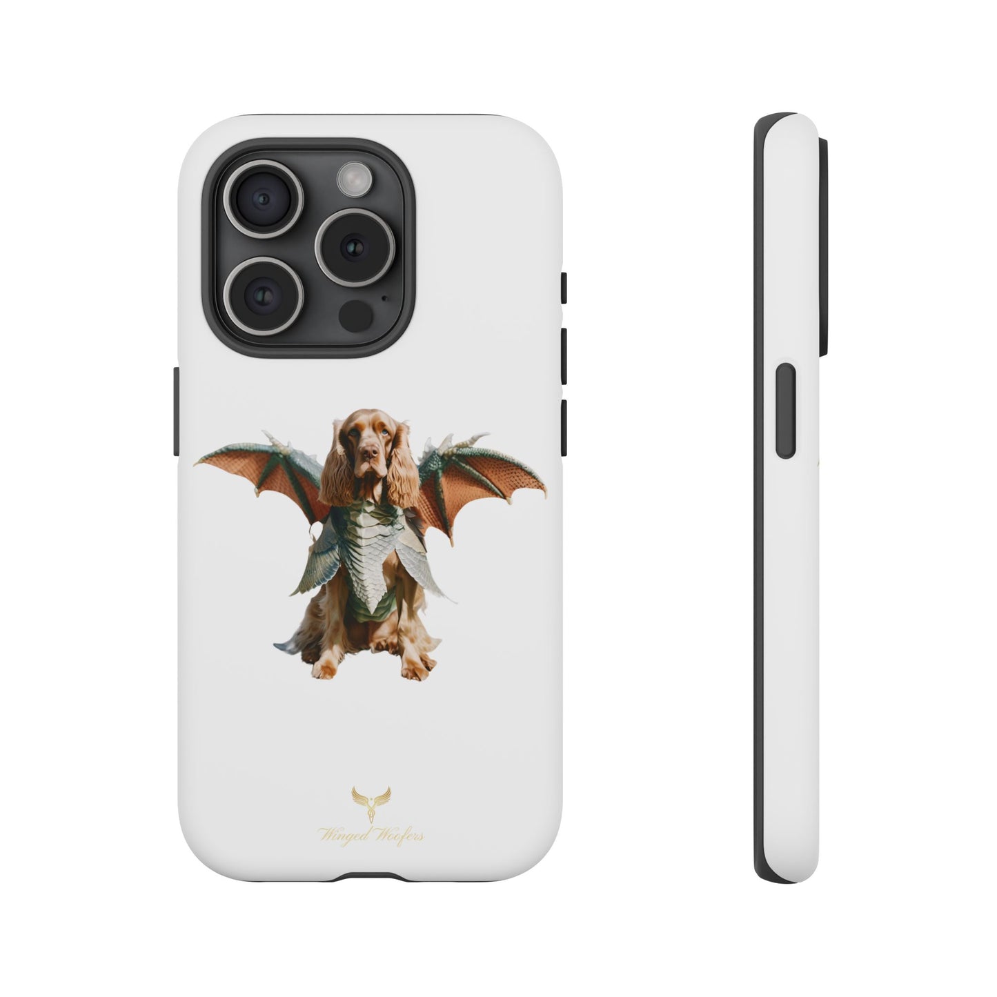 Dragon Wing Cocker Spaniel Dog Phone Case - Tough Cases for Pet Lovers