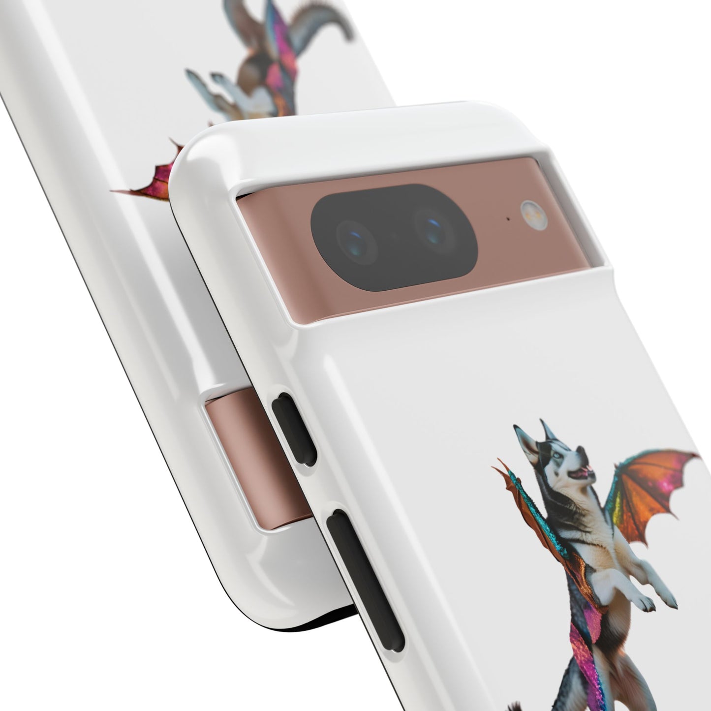 Magical Husky Pet Phone Case - Winged Dog Design | Tough Cases | Unique Animal Lover Gift