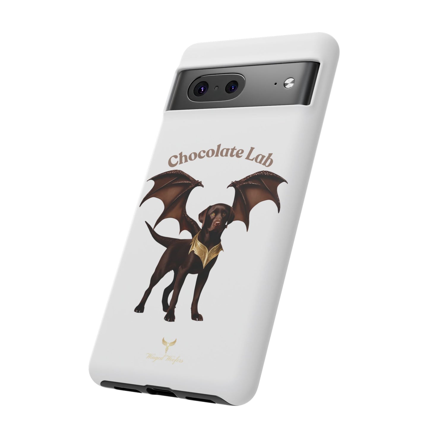 Chocolate Lab Dragon Phone Case - Tough & Stylish for Dog Lovers