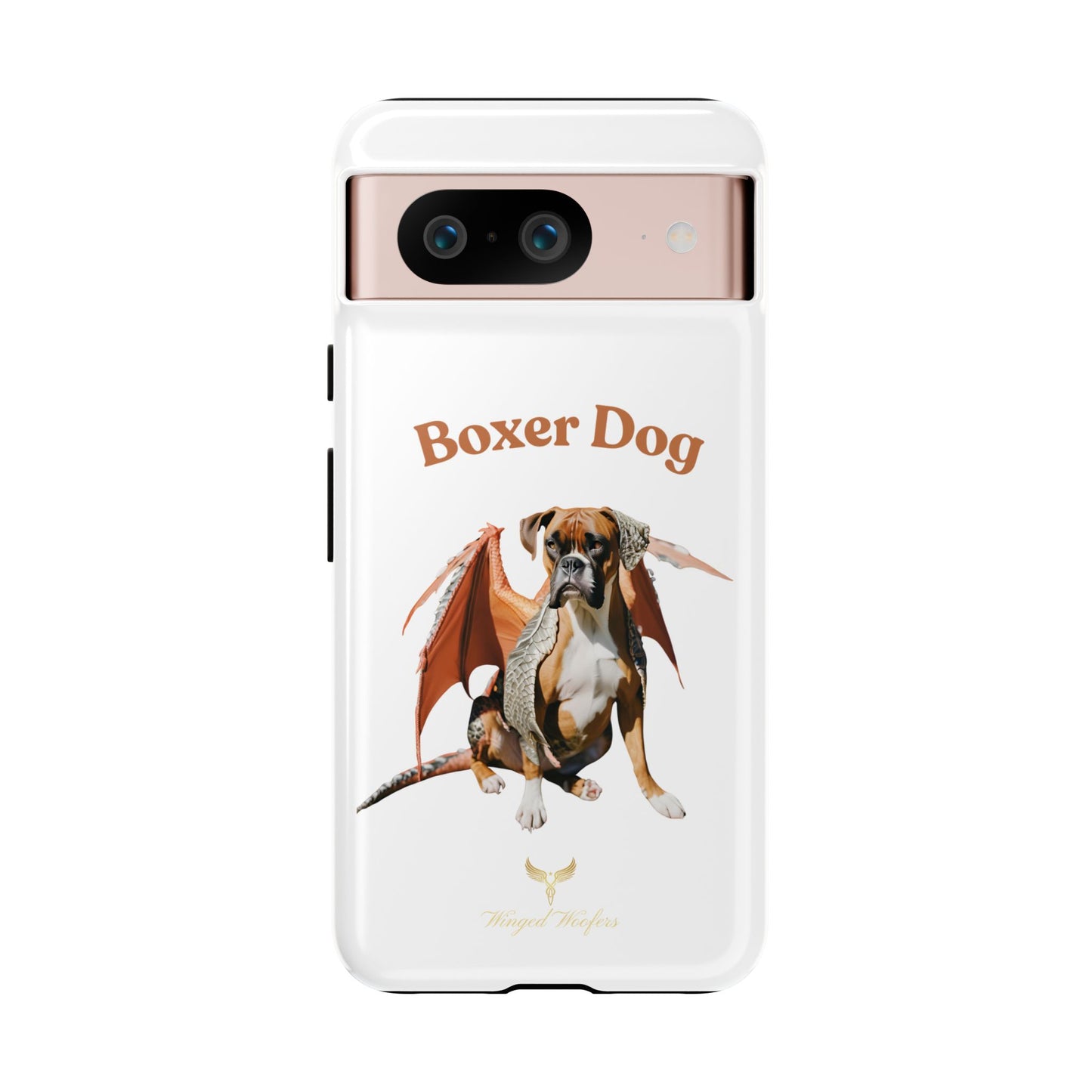 Boxer Dog Dragon Art Phone Case - Tough Cases