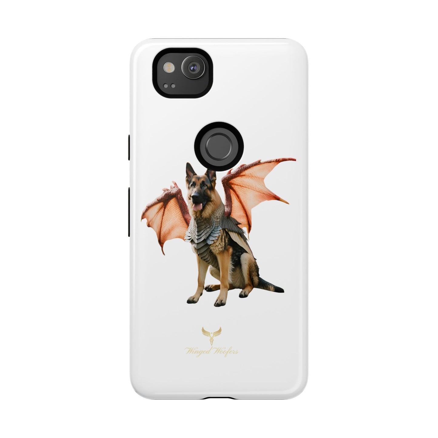 Mythical German Shepherd with Wings Dog iPhone Case | Tough Cases for Pet Lovers