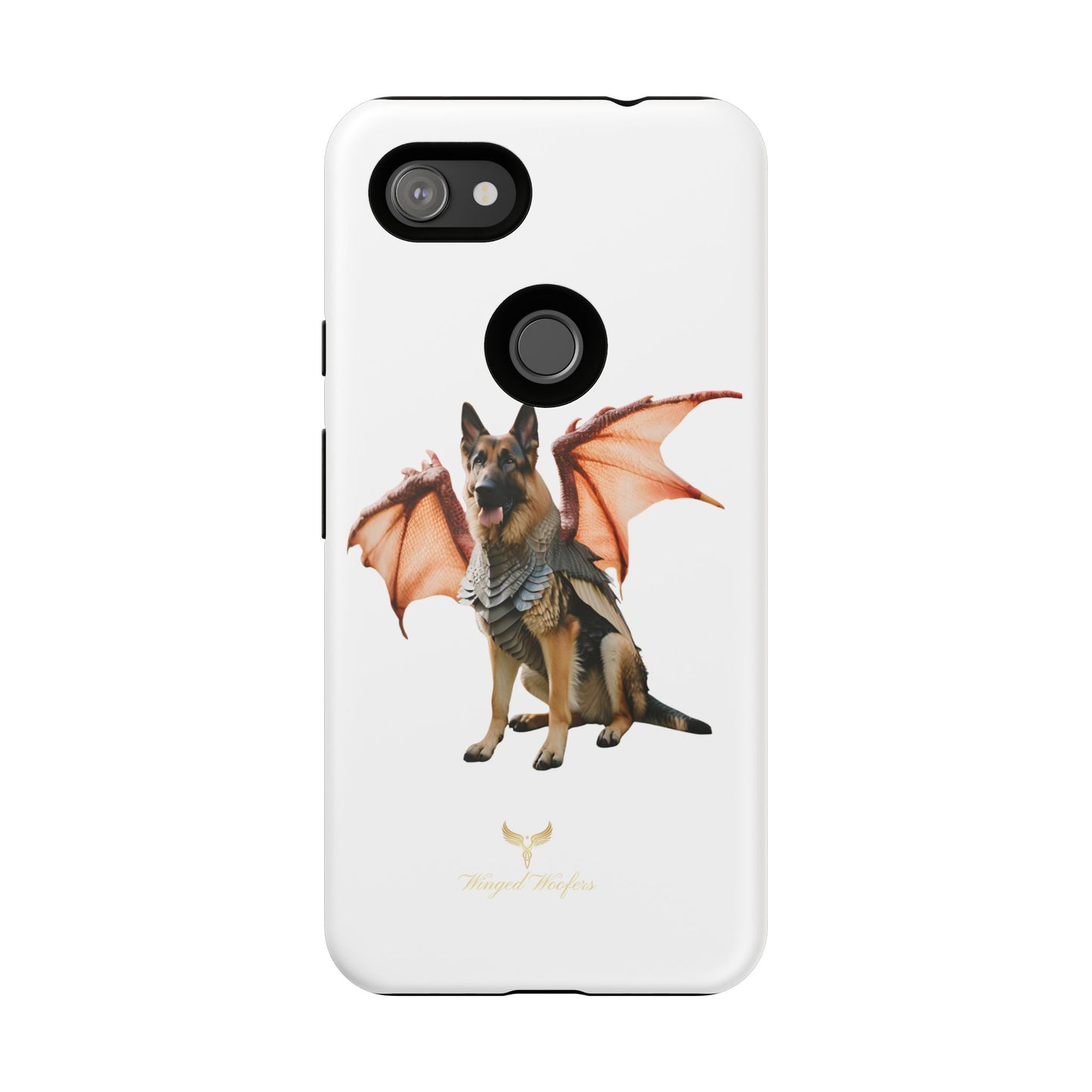 Mythical German Shepherd with Wings Dog iPhone Case | Tough Cases for Pet Lovers