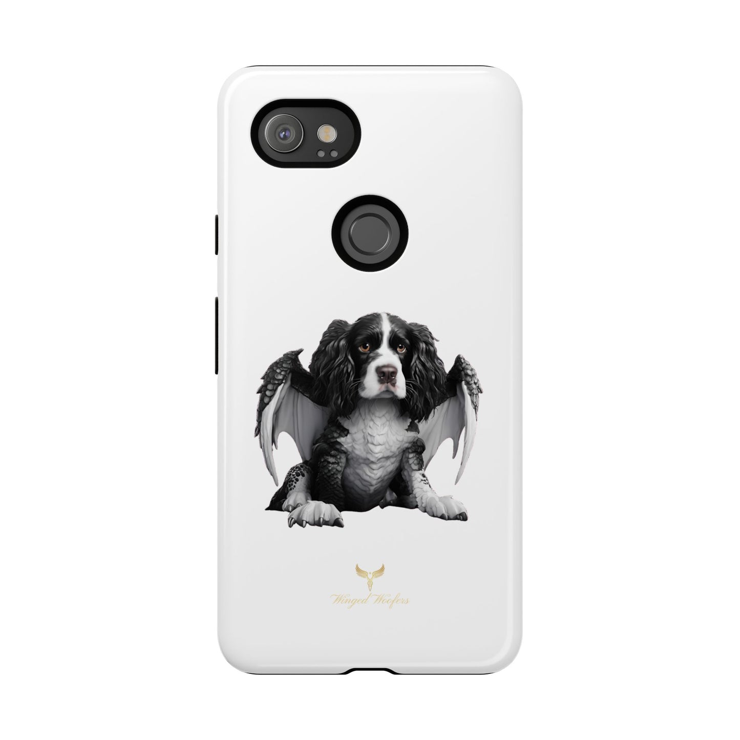 Springer Spaniel Puppy Dragon Winged Dog Phone Case - Tough Cases for Pet Lovers