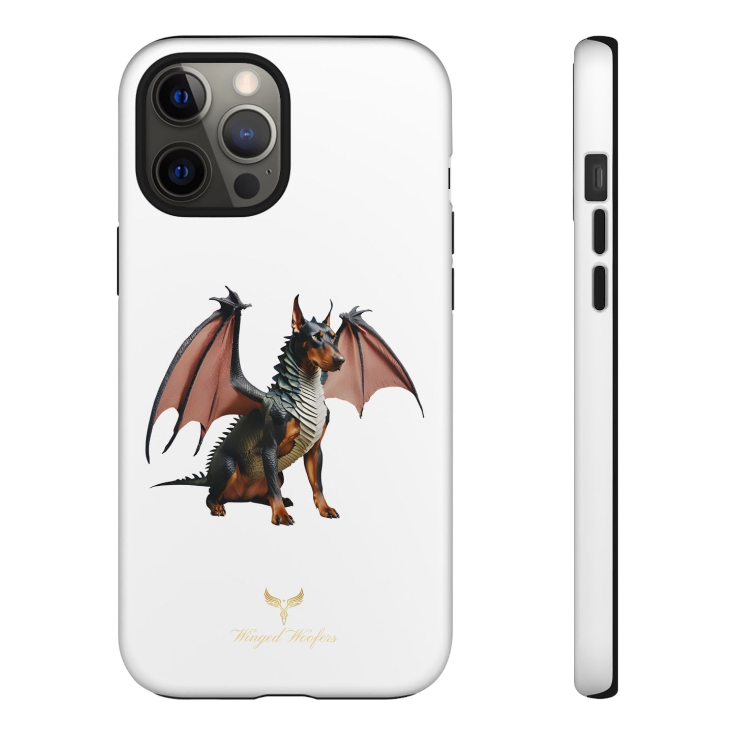 Mythical Doberman Pinscher Dragon Phone Case - Tough & Stylish Protection