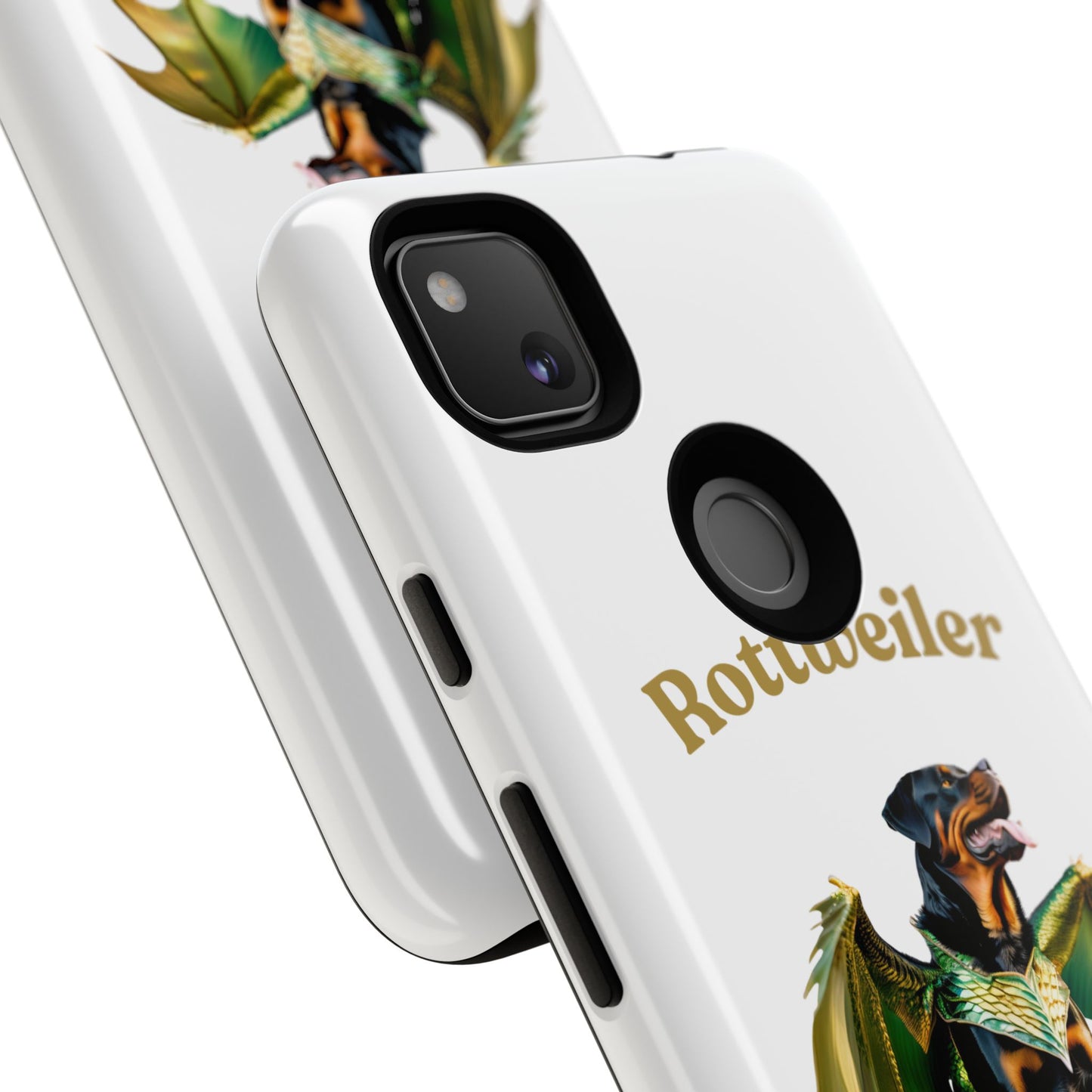 Rottweiler Dragon Wings Phone Case - Tough Cases for Dog Lovers