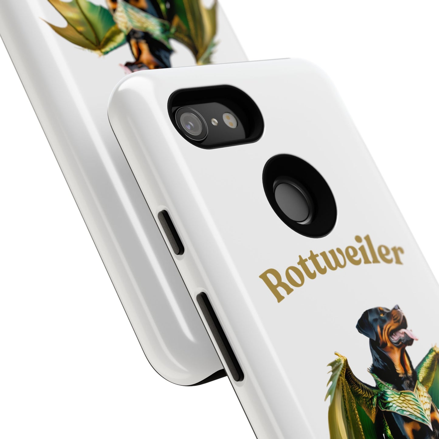 Rottweiler Dragon Wings Phone Case - Tough Cases for Dog Lovers