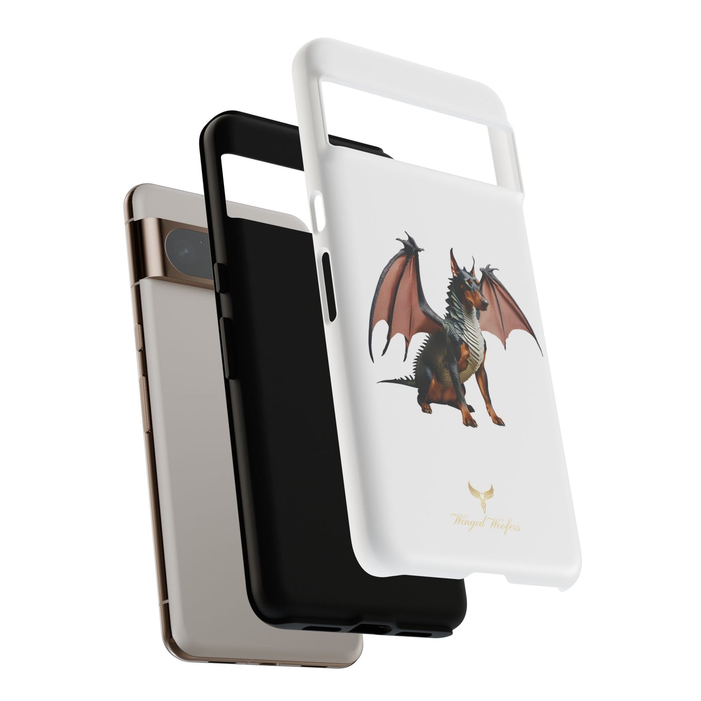 Mythical Doberman Pinscher Dragon Phone Case - Tough & Stylish Protection