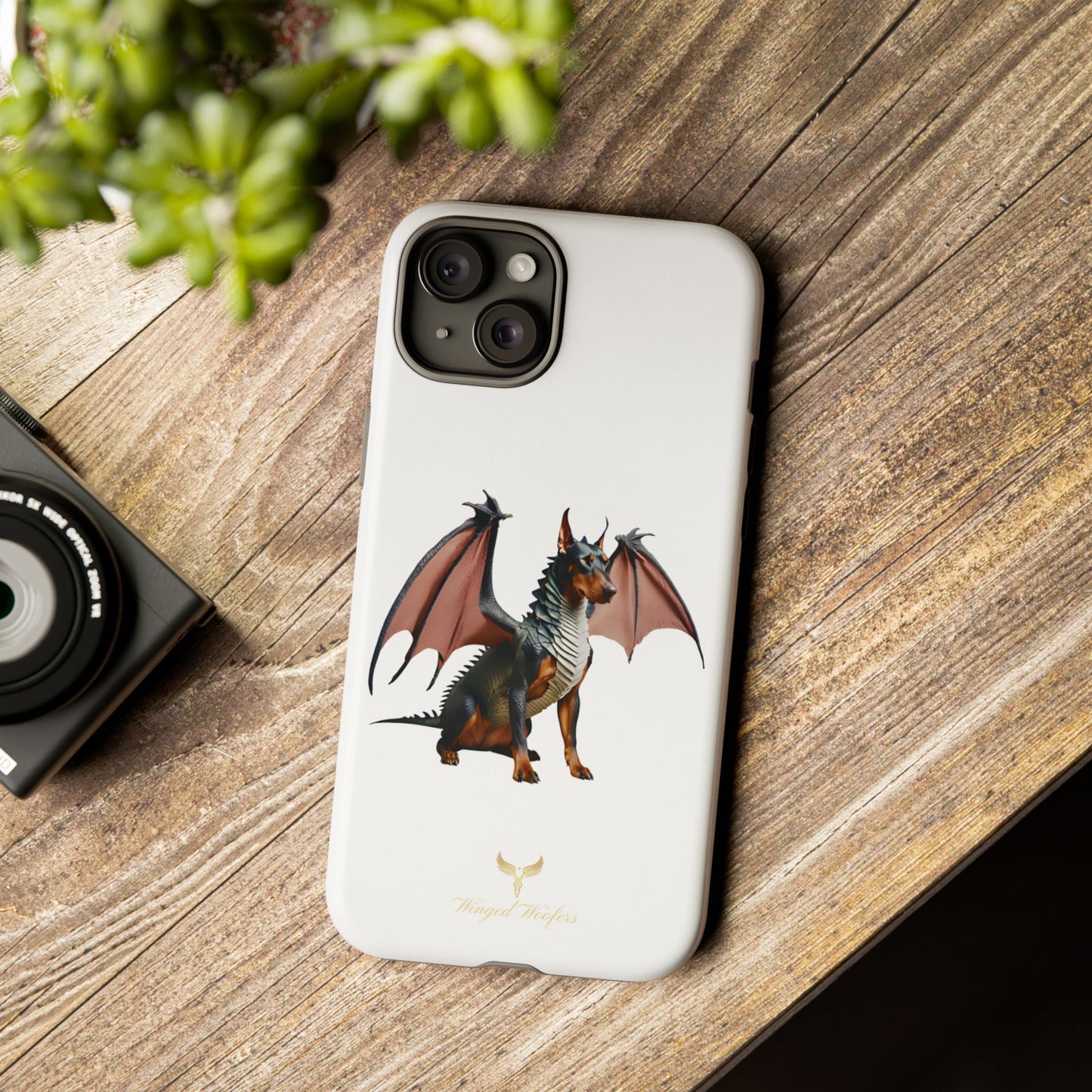 Mythical Doberman Pinscher Dragon Phone Case - Tough & Stylish Protection