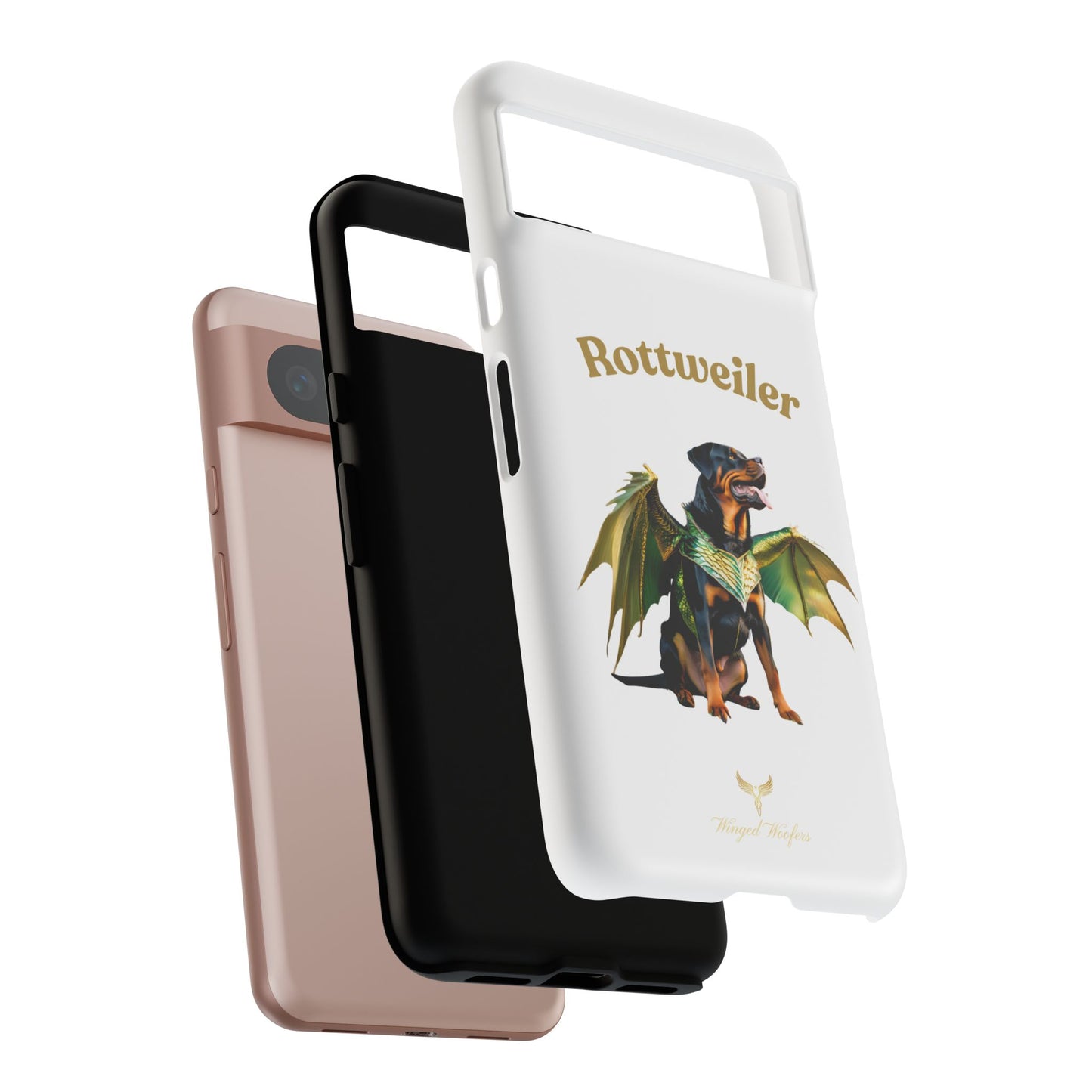 Rottweiler Dragon Wings Phone Case - Tough Cases for Dog Lovers