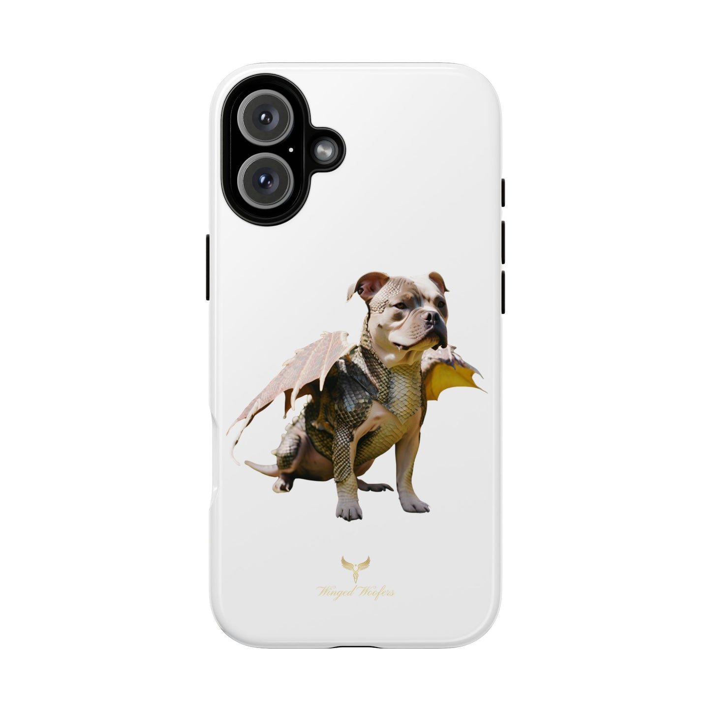 Staffordshire Bulldog Dragon Tough Phone Case - Unique Animal Design for Pet Lovers