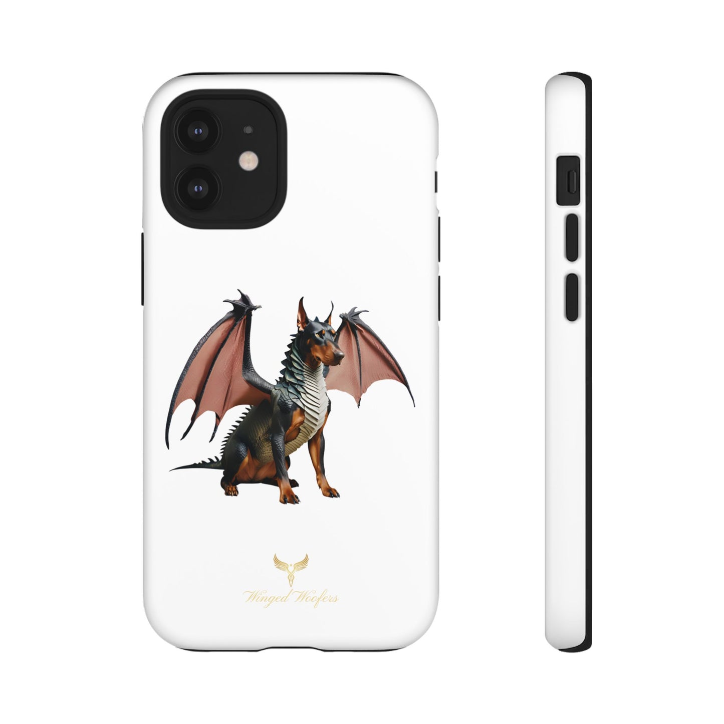 Mythical Doberman Pinscher Dragon Phone Case - Tough & Stylish Protection