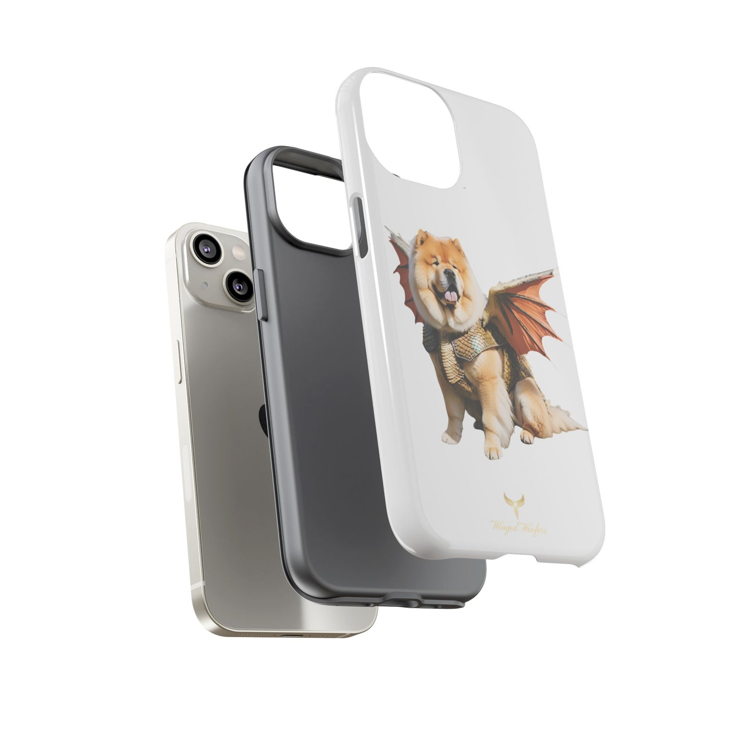 Funny Dragon Chow Chow Dog Phone Case - Tough Cases for Pet Lovers