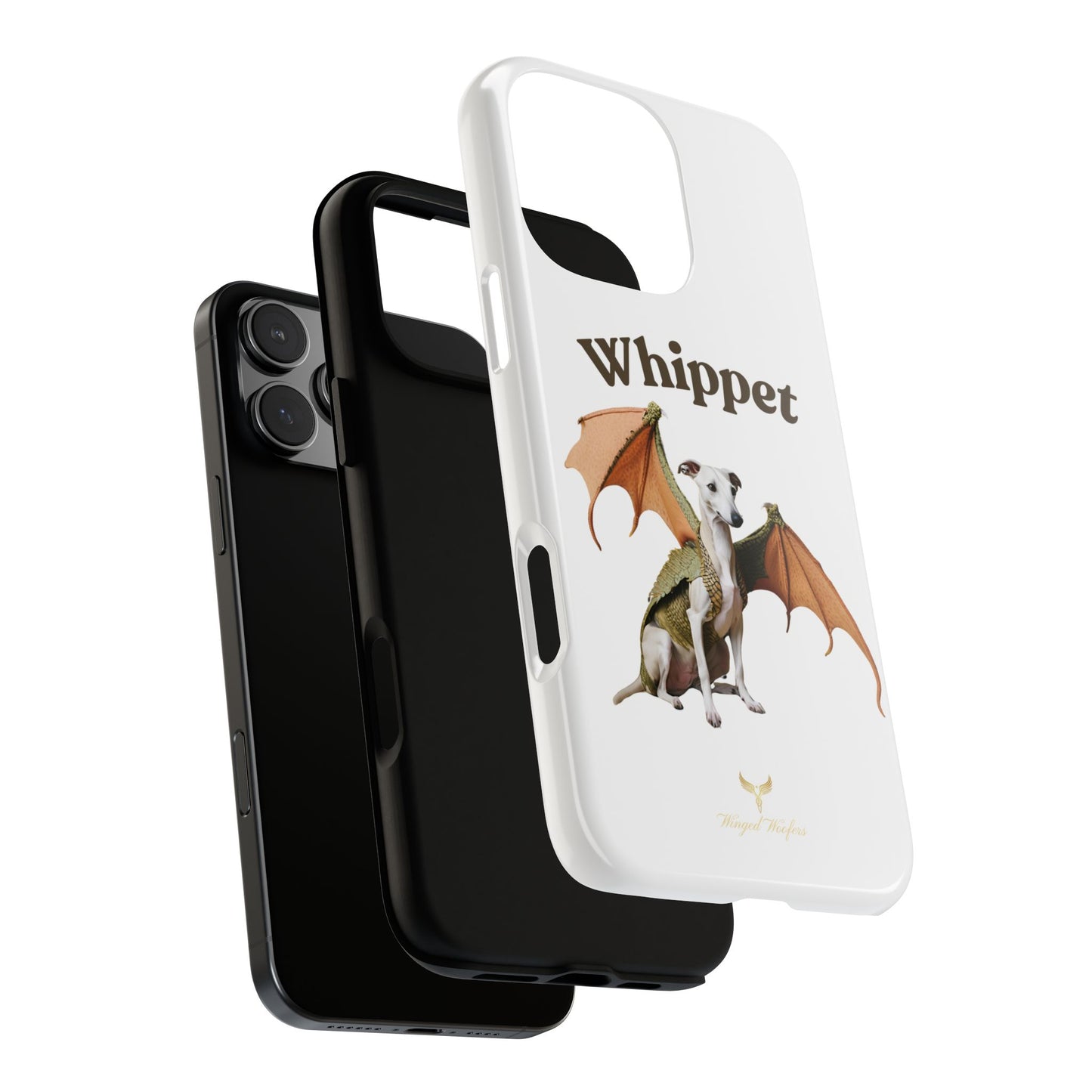 Whippet Dragon Phone Case - Tough & Stylish Pet Accessory