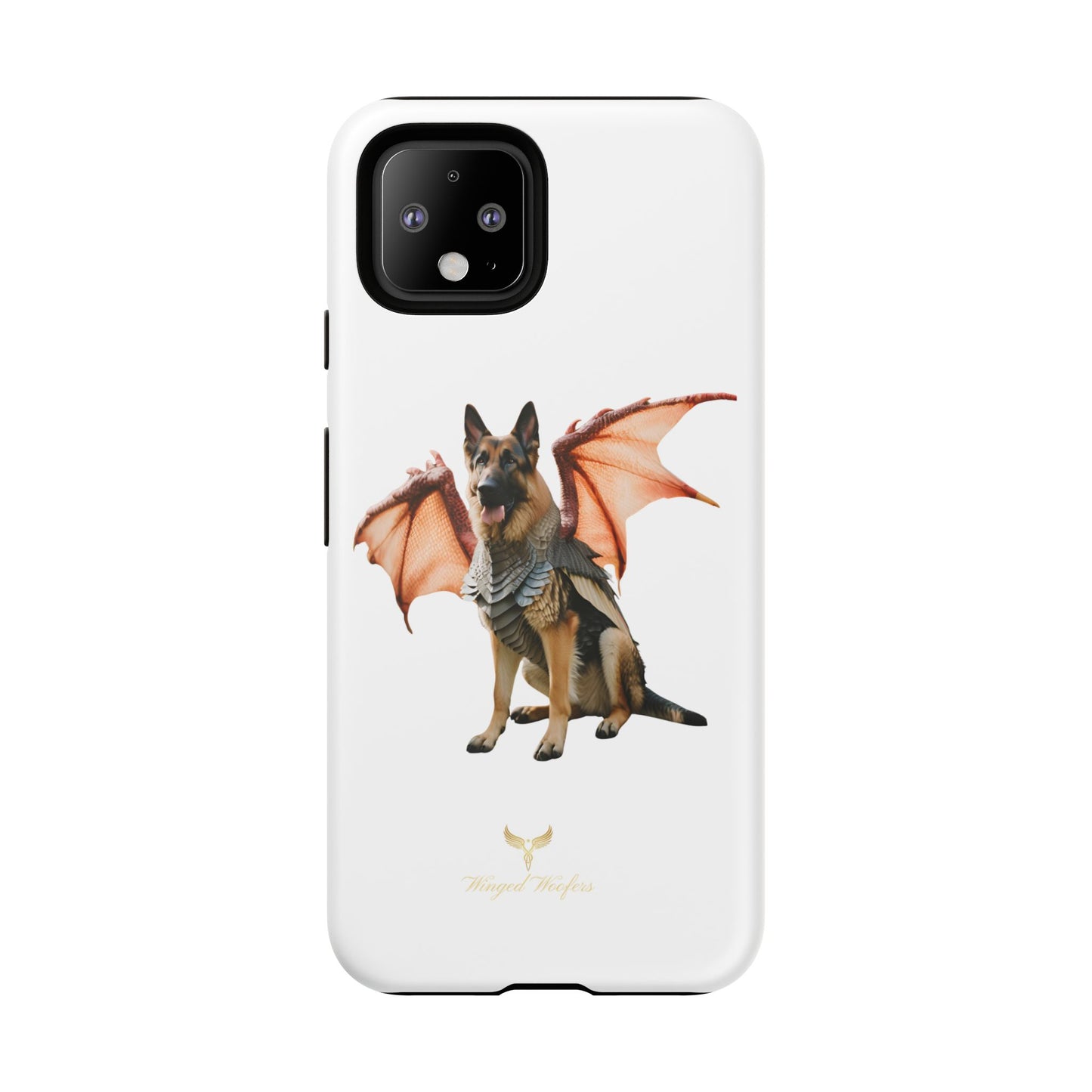 Mythical German Shepherd with Wings Dog iPhone Case | Tough Cases for Pet Lovers